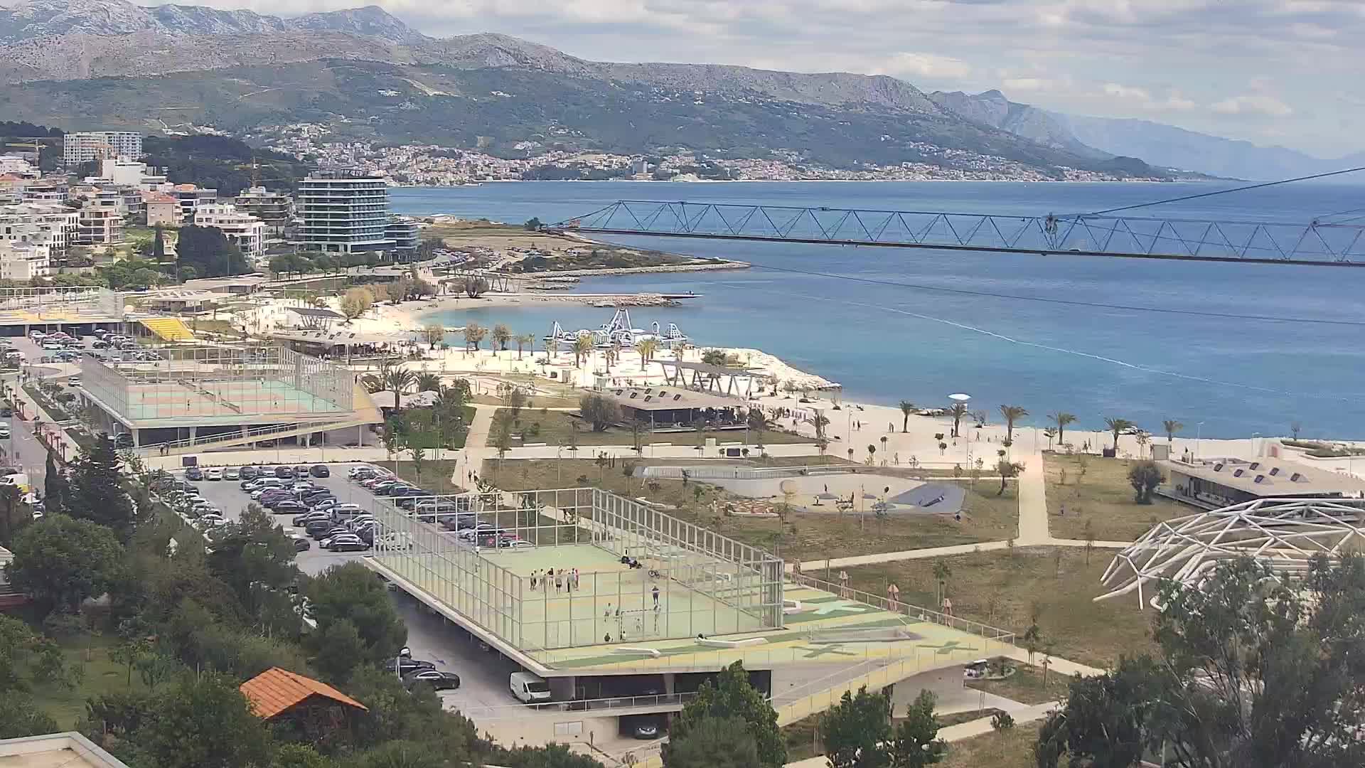 Plage Žnjan et installations sportives – Split