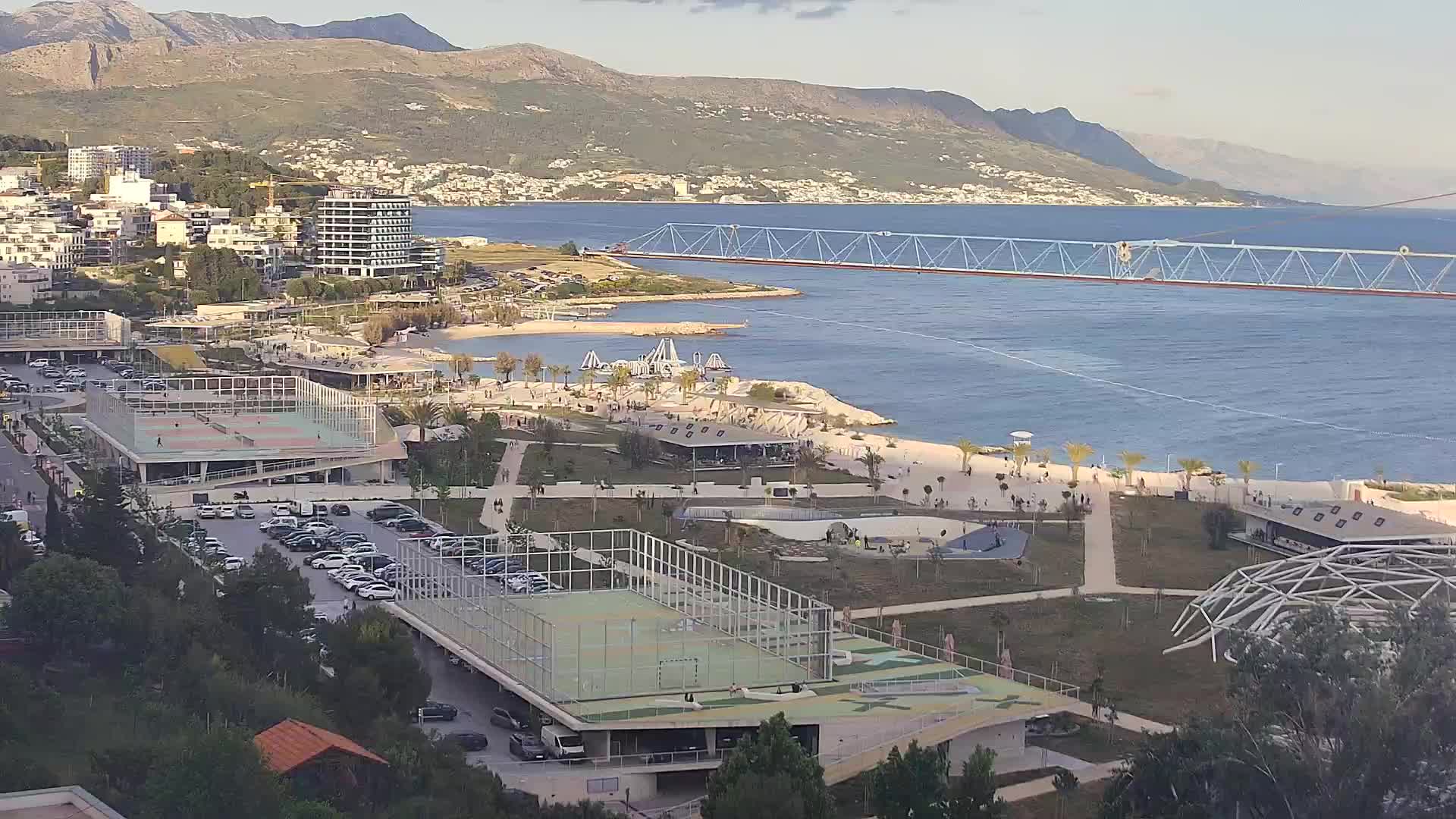 Plage Žnjan et installations sportives – Split
