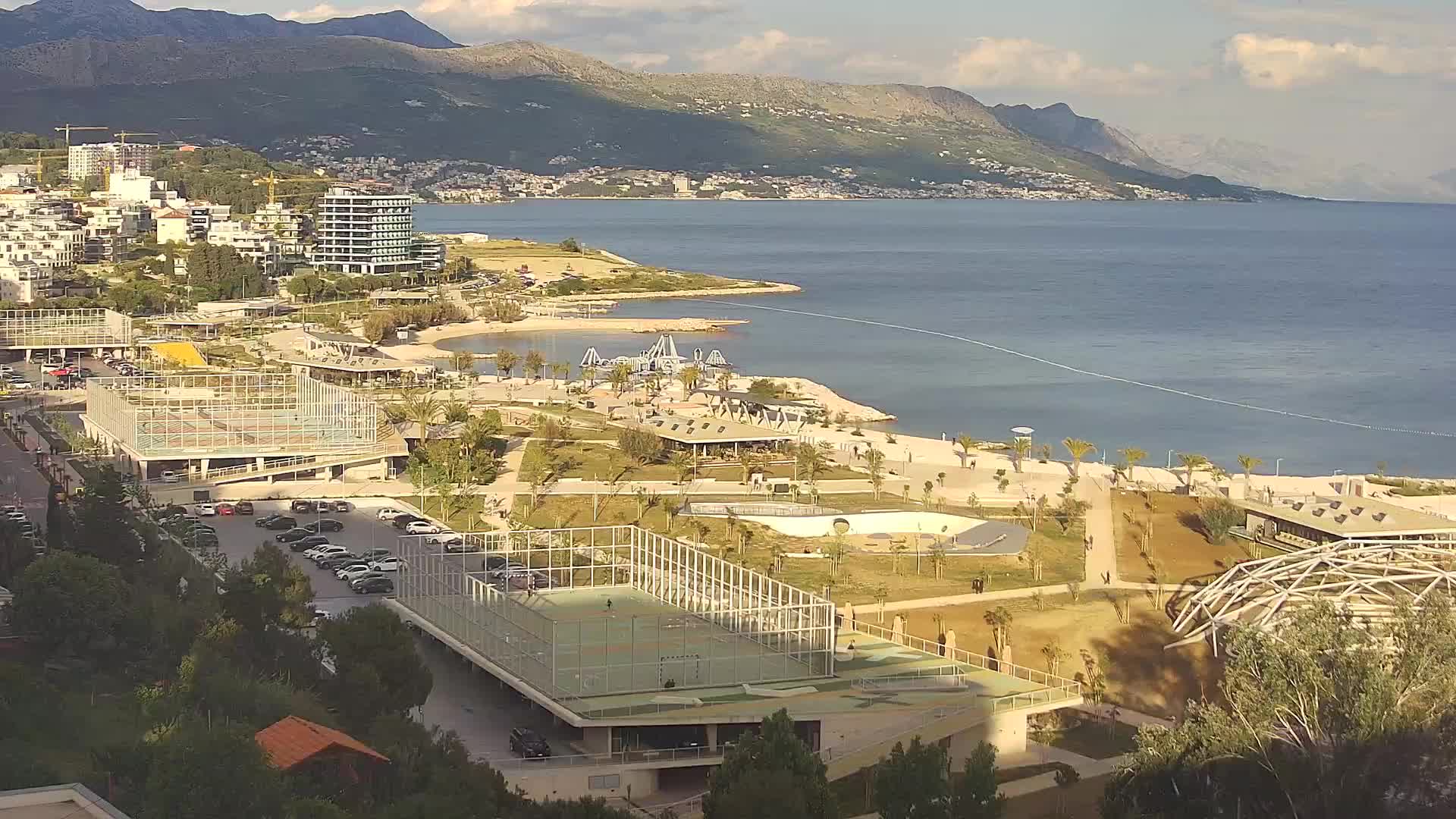 Plage Žnjan et installations sportives – Split