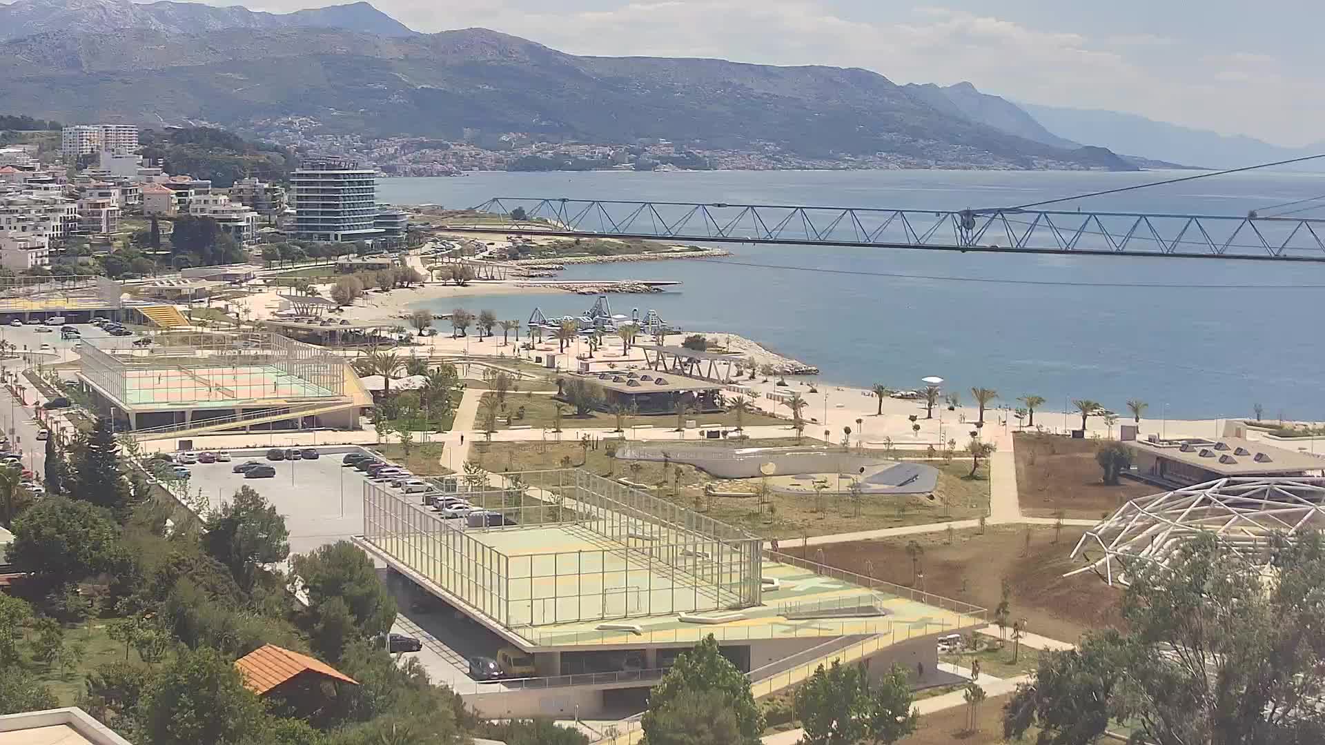 Plage Žnjan et installations sportives – Split