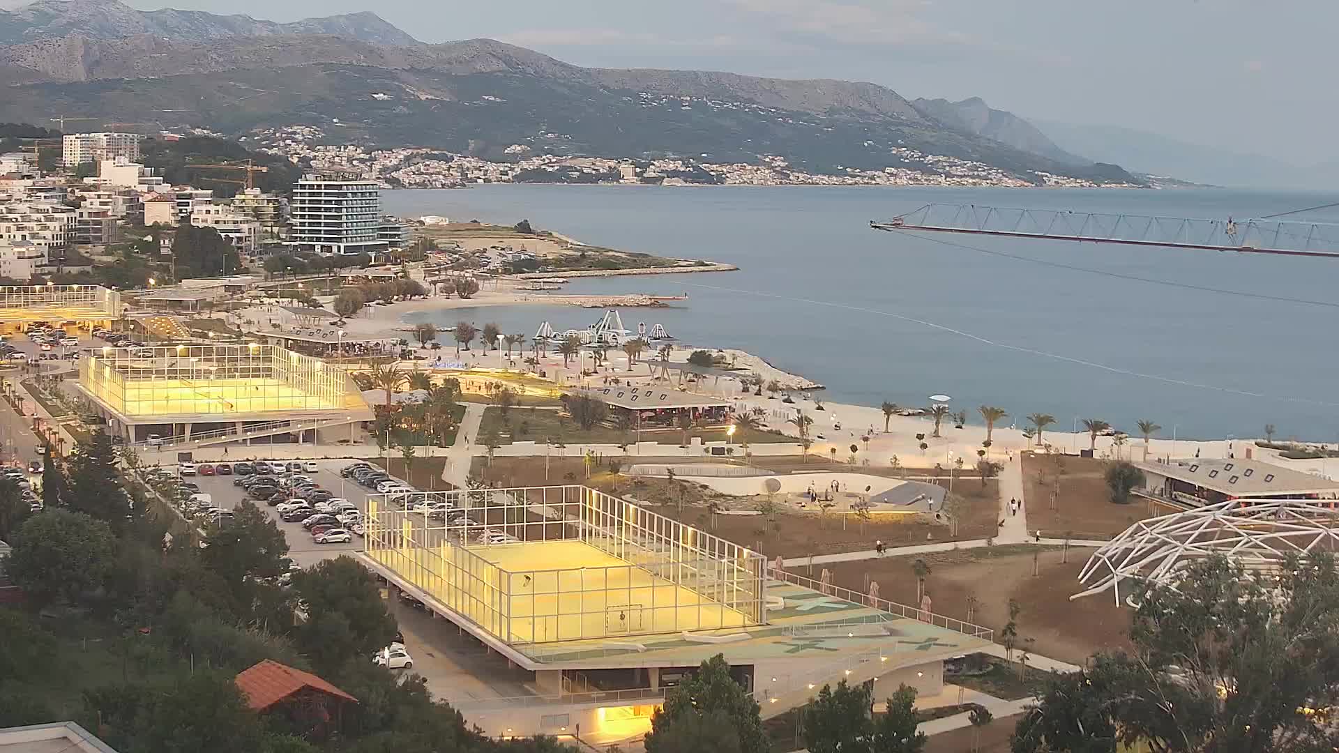 Plage Žnjan et installations sportives – Split