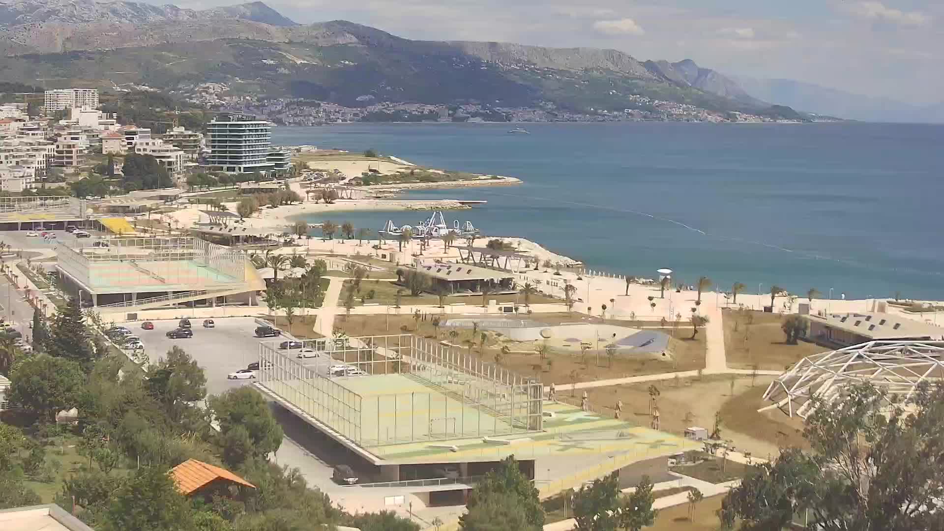 Plage Žnjan et installations sportives – Split