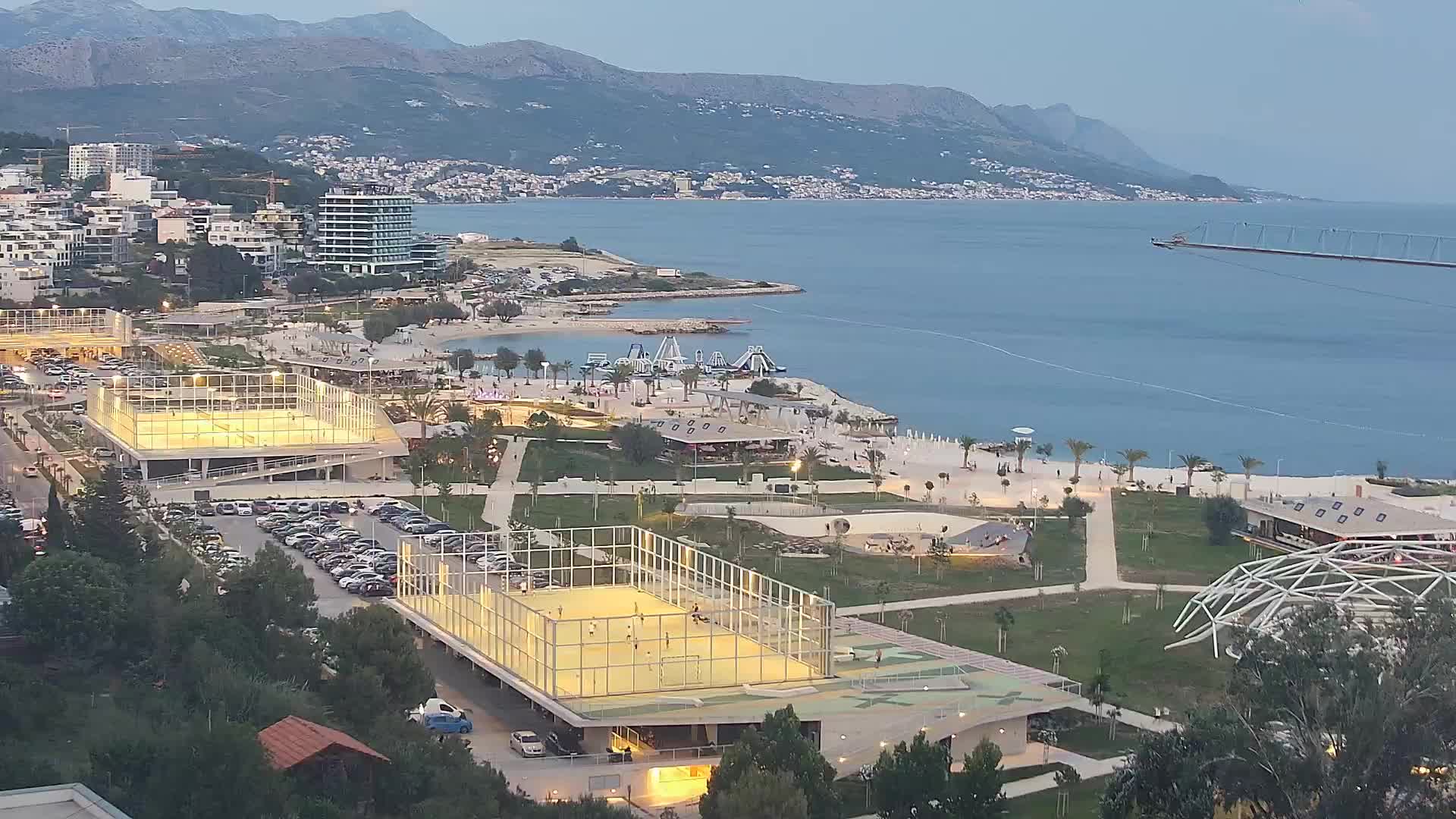 Playa Žnjan e instalaciones deportivas – Split