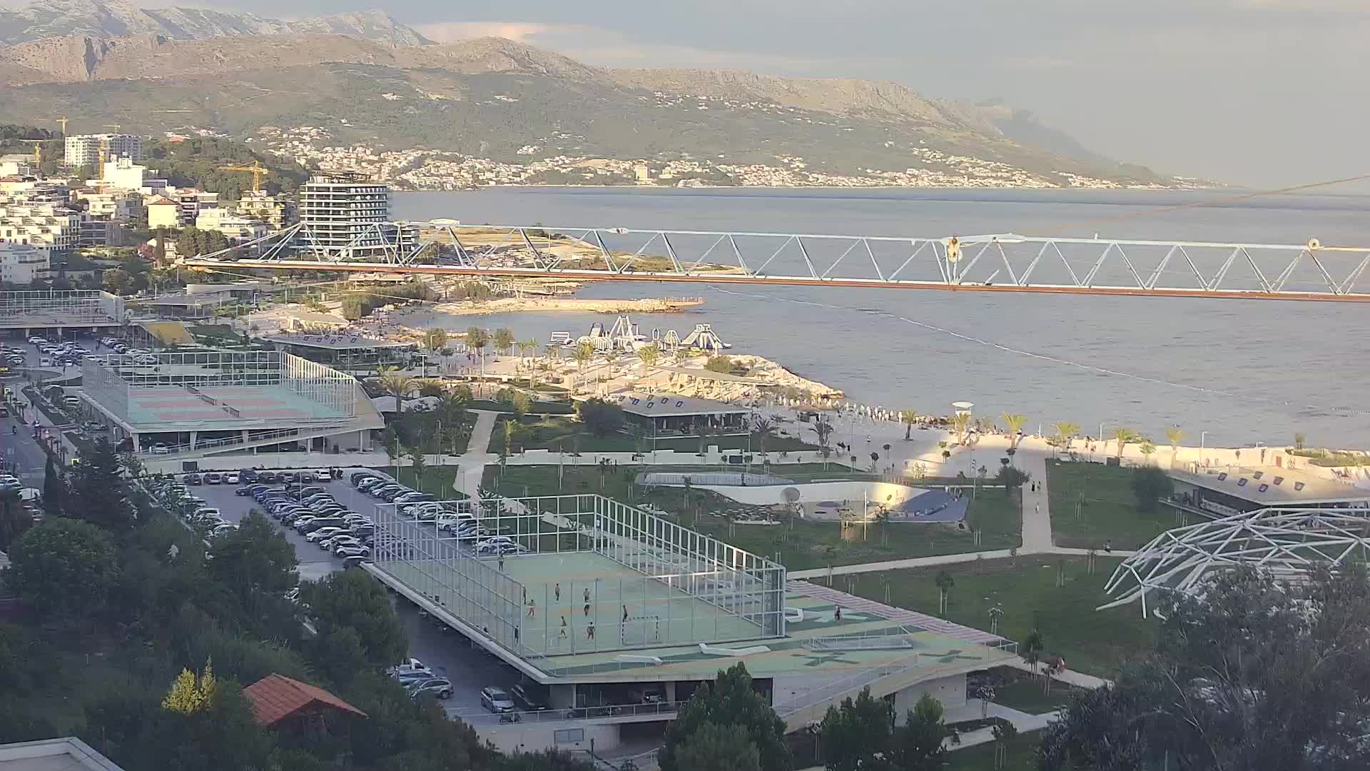 Plage Žnjan et installations sportives – Split