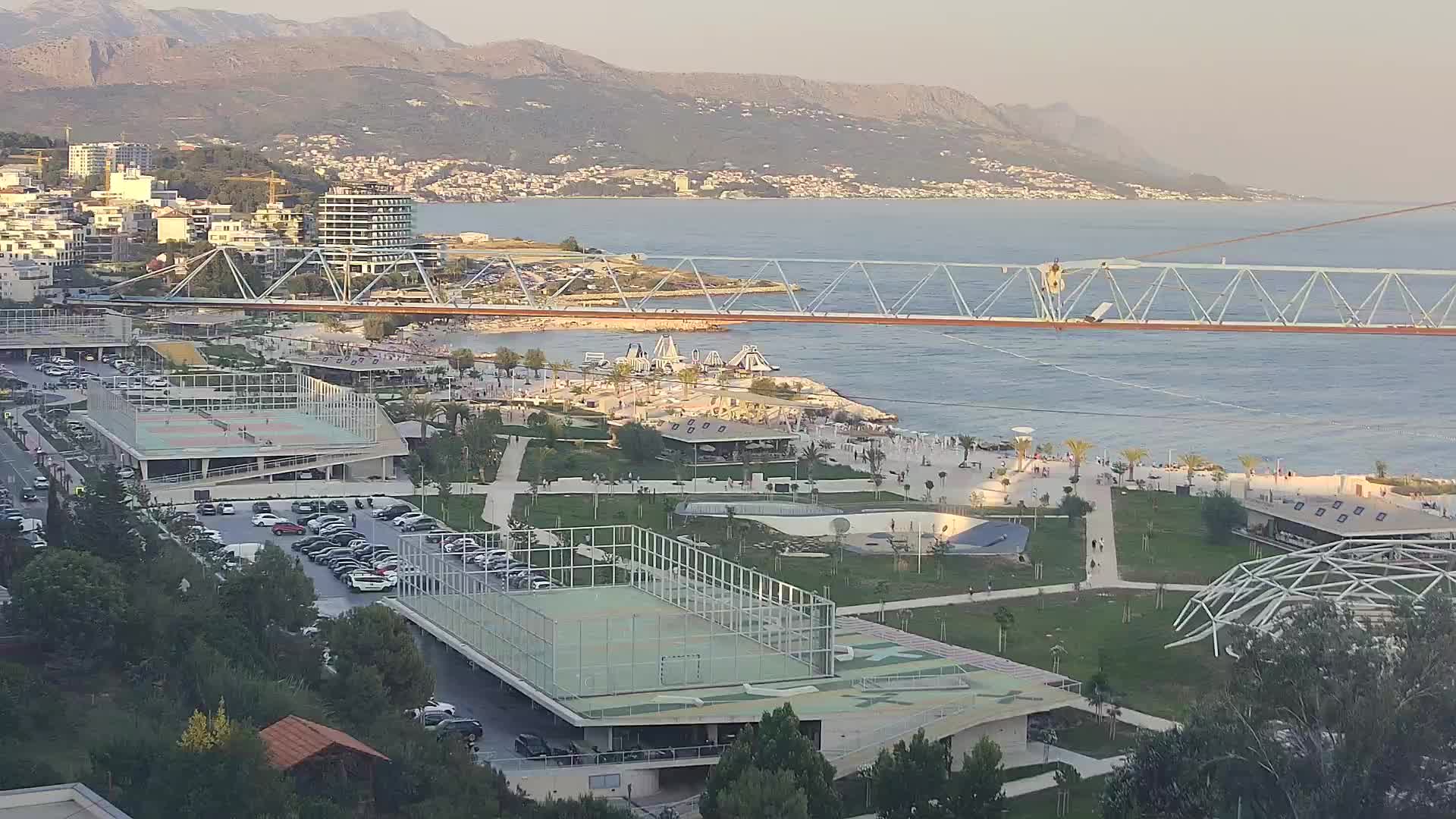 Plage Žnjan et installations sportives – Split