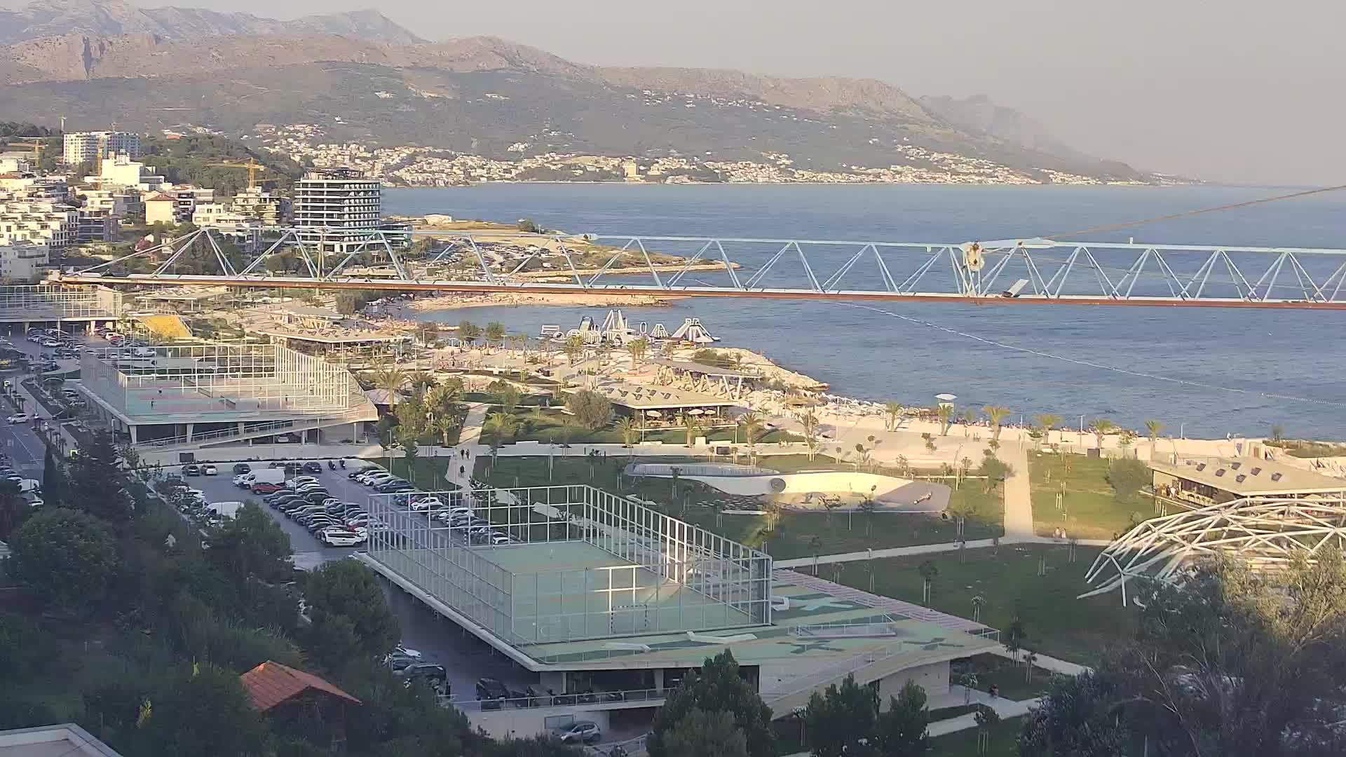 Plage Žnjan et installations sportives – Split
