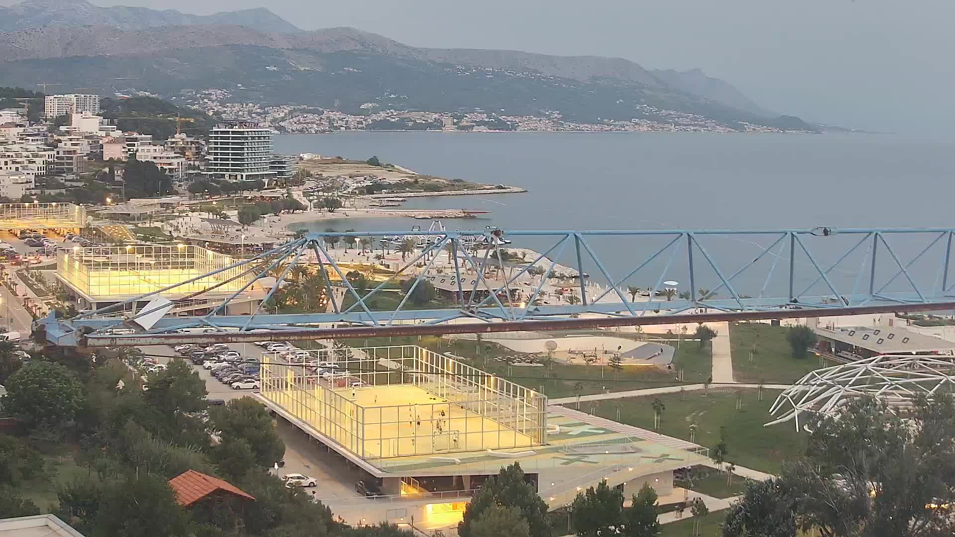 Playa Žnjan e instalaciones deportivas – Split