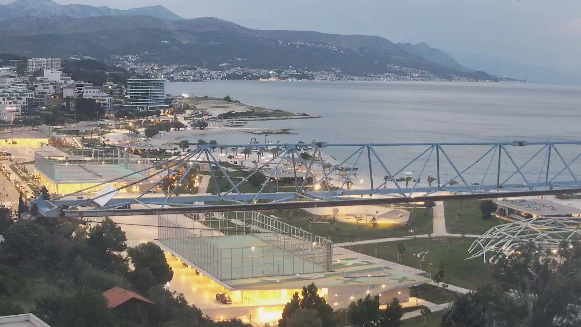 Plage Žnjan et installations sportives – Split