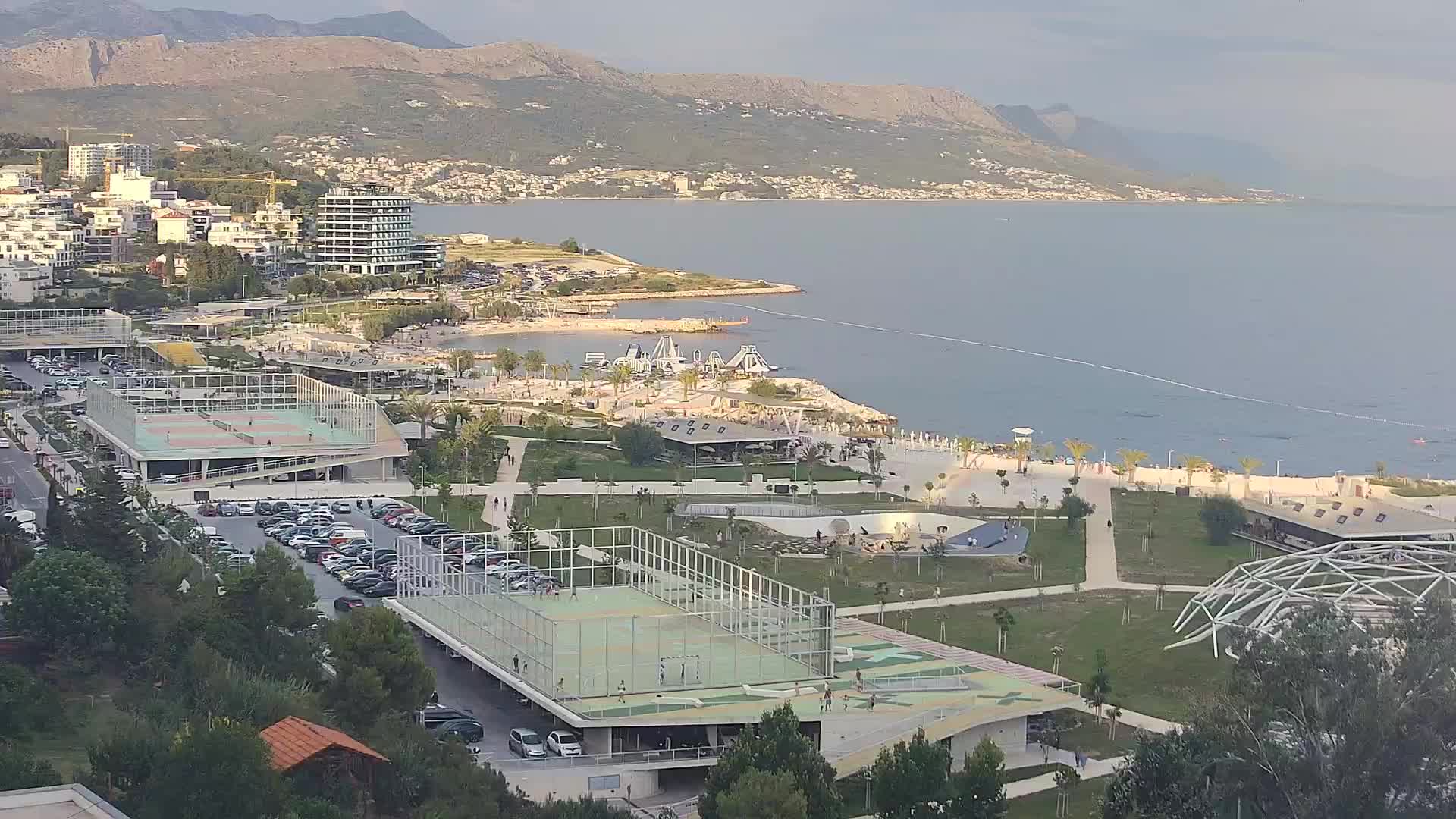 Plage Žnjan et installations sportives – Split