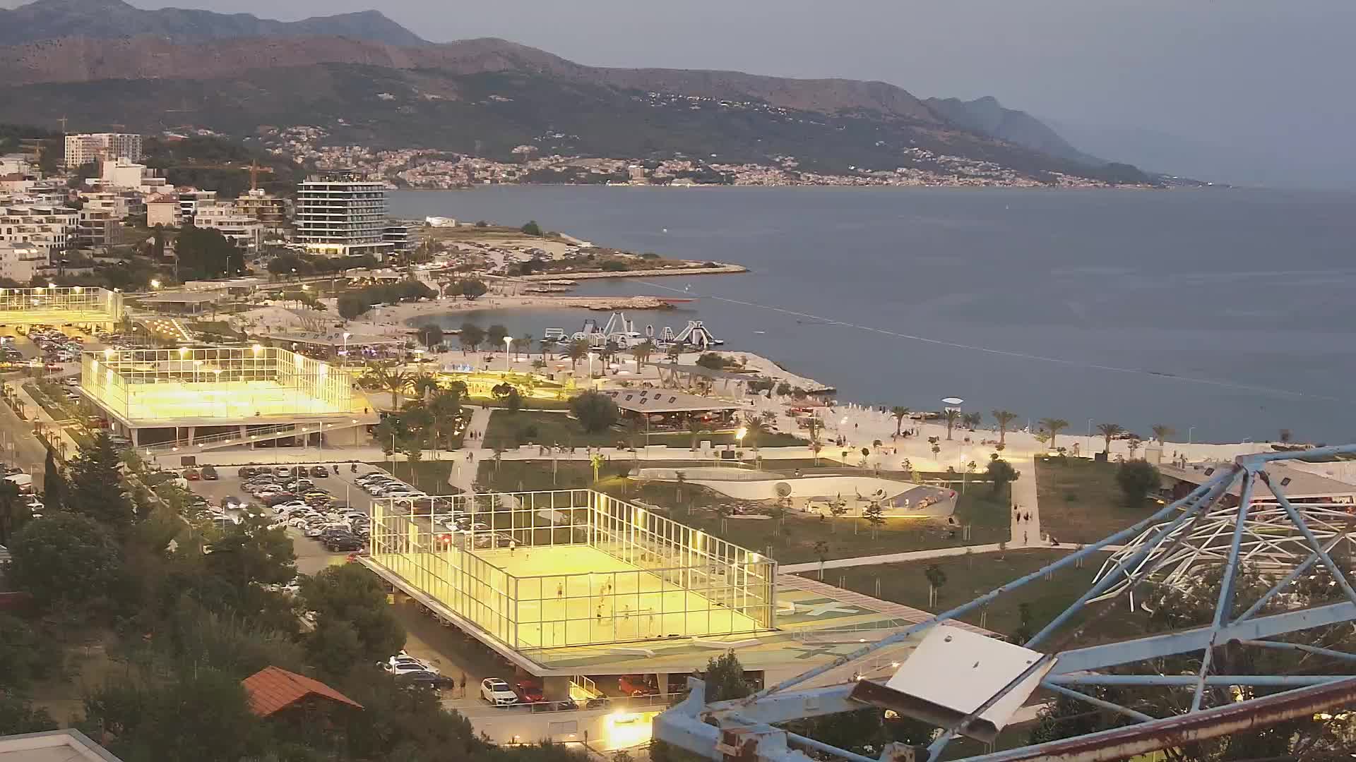 Plage Žnjan et installations sportives – Split
