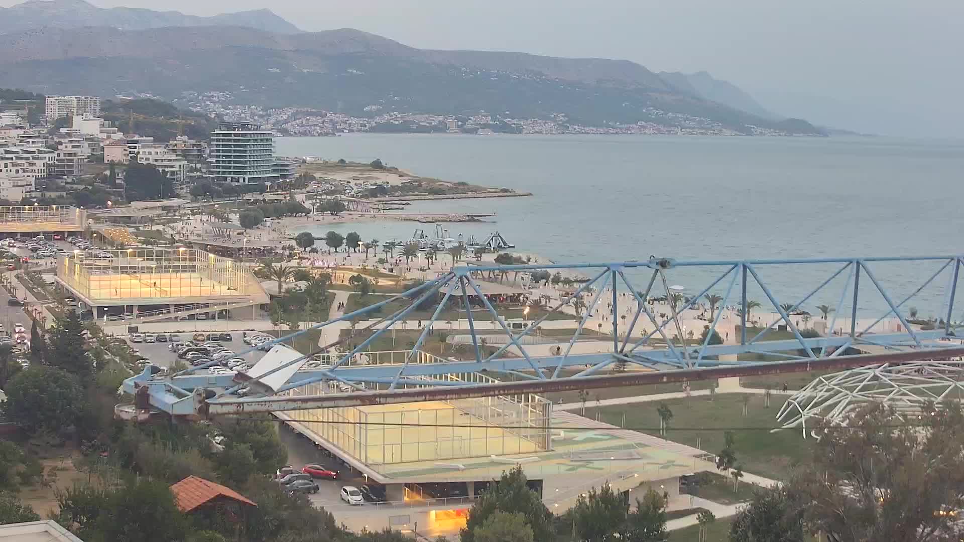 Plage Žnjan et installations sportives – Split