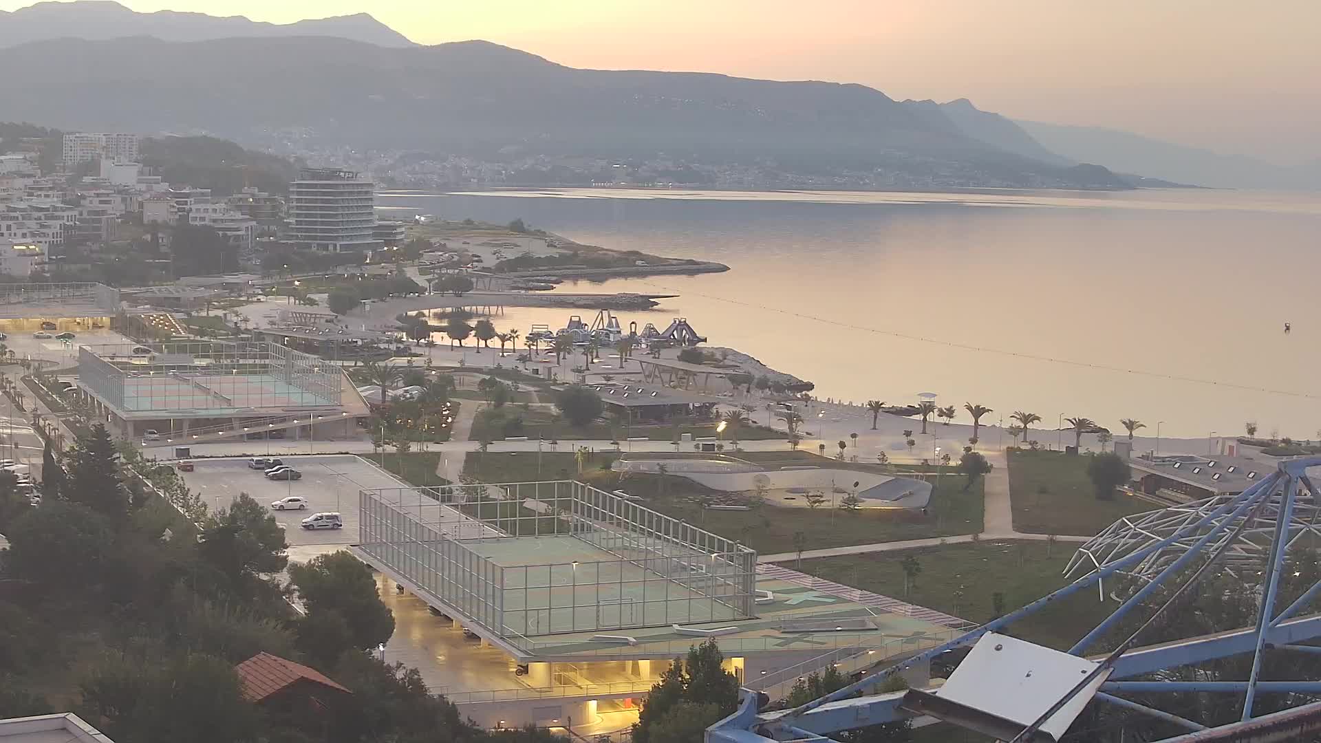 Playa Žnjan e instalaciones deportivas – Split