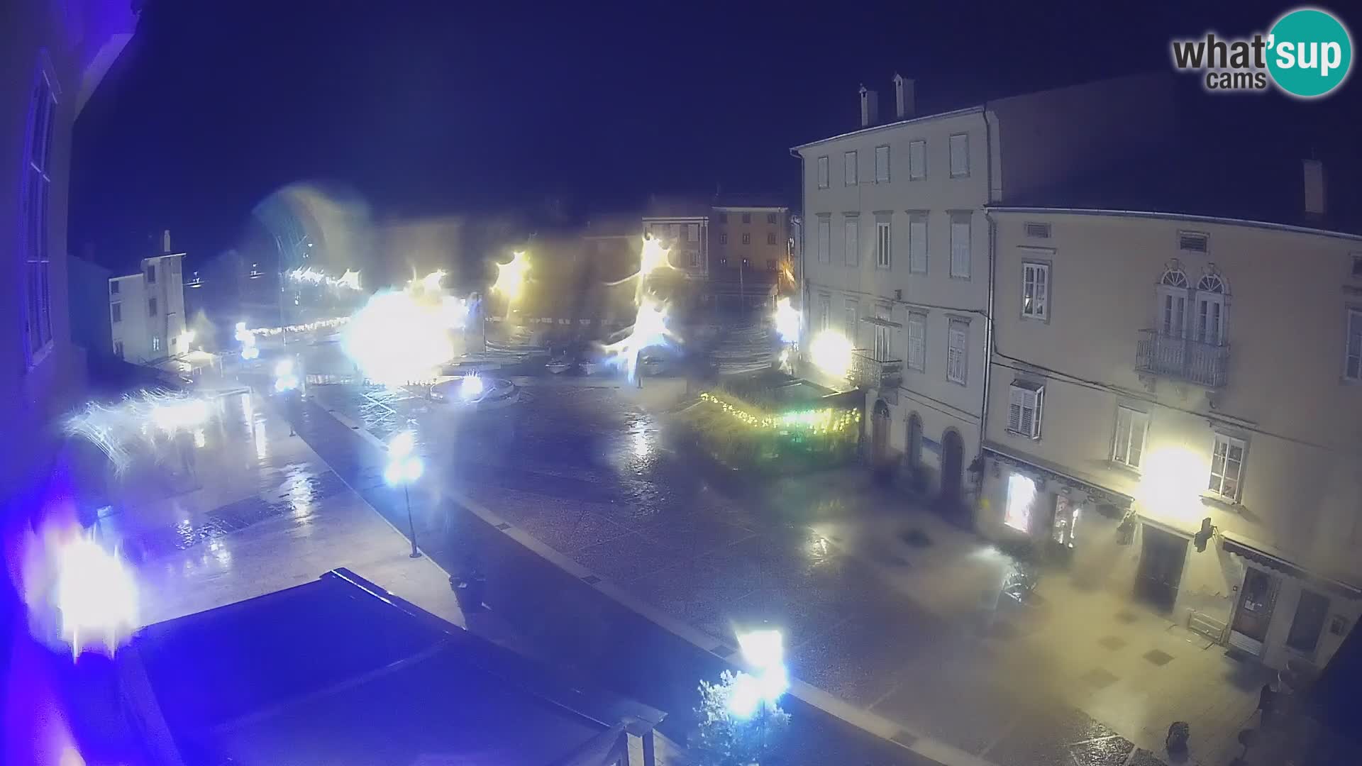 LIVE cam Cres city – main square and “mandrač” – Cres island – Croatia