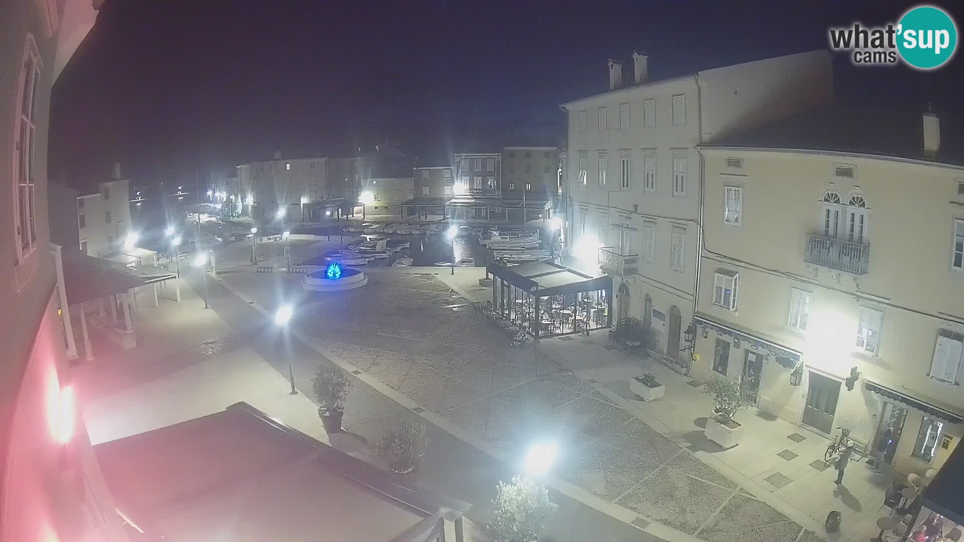 LIVE cam Cres city – main square and “mandrač” – Cres island – Croatia