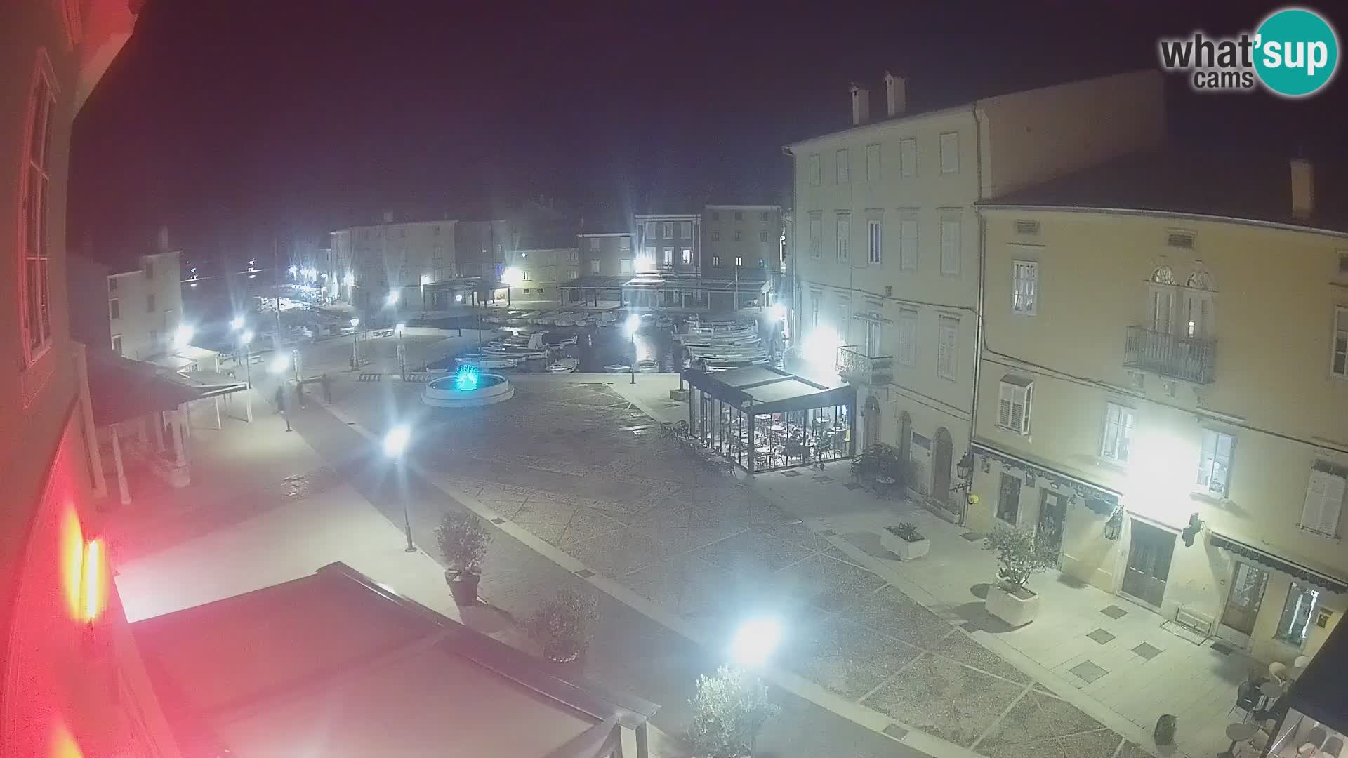 LIVE cam Cres city – main square and “mandrač” – Cres island – Croatia