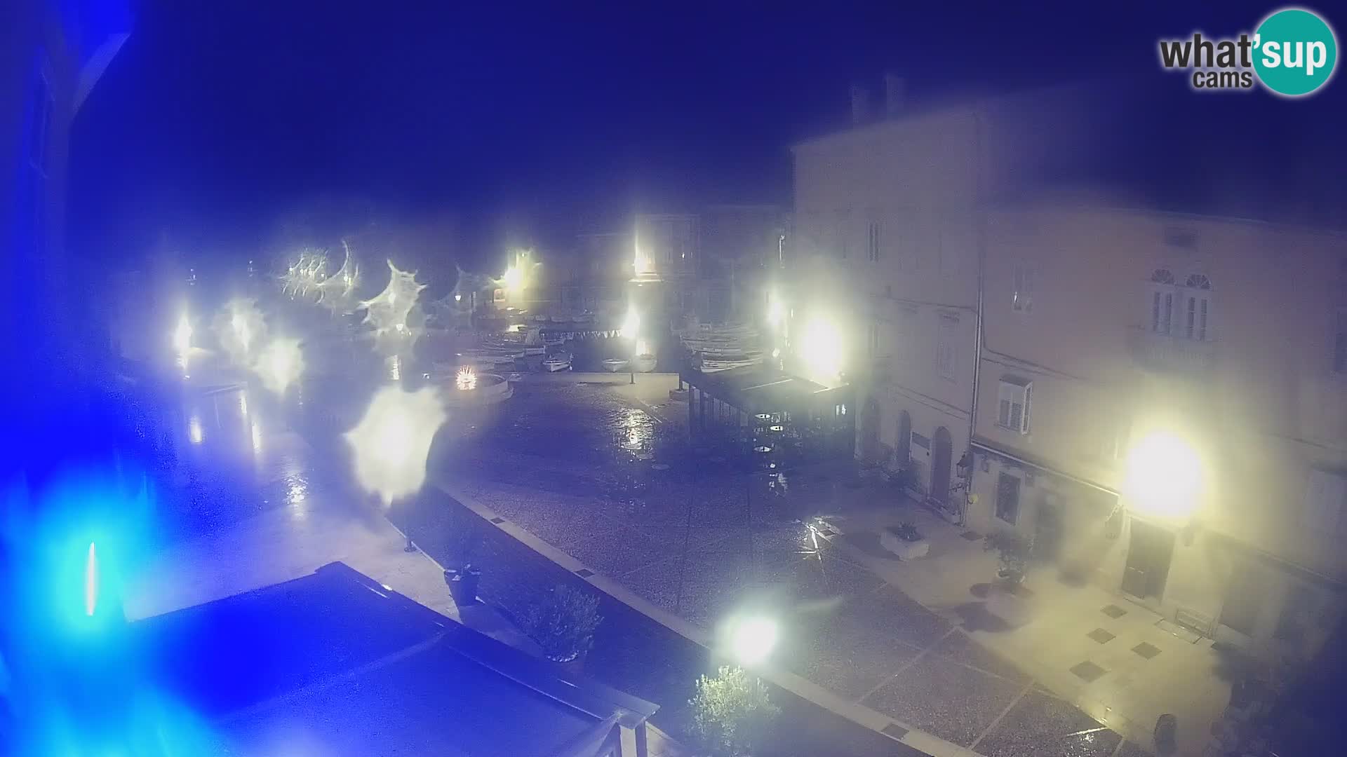 LIVE cam Cres city – main square and “mandrač” – Cres island – Croatia