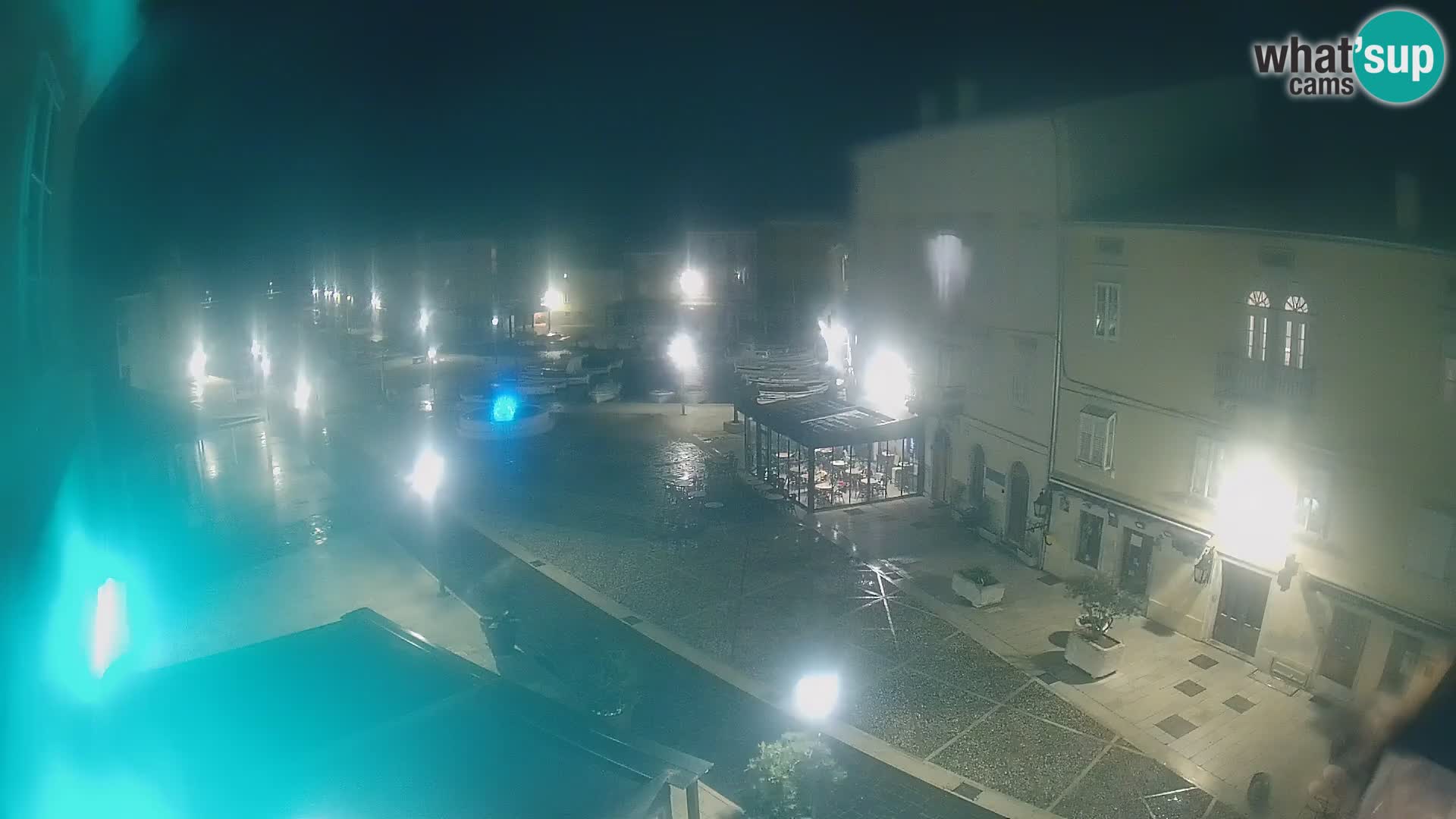 LIVE cam Cres city – main square and “mandrač” – Cres island – Croatia