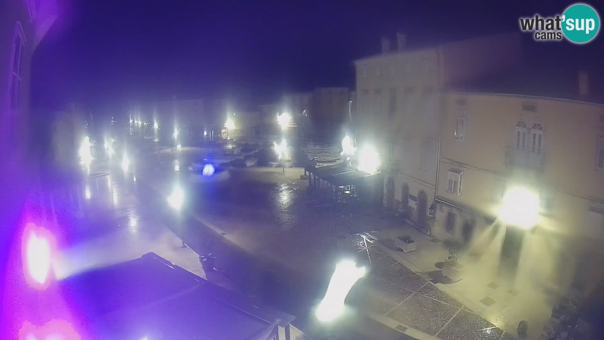 LIVE cam Cres city – main square and “mandrač” – Cres island – Croatia