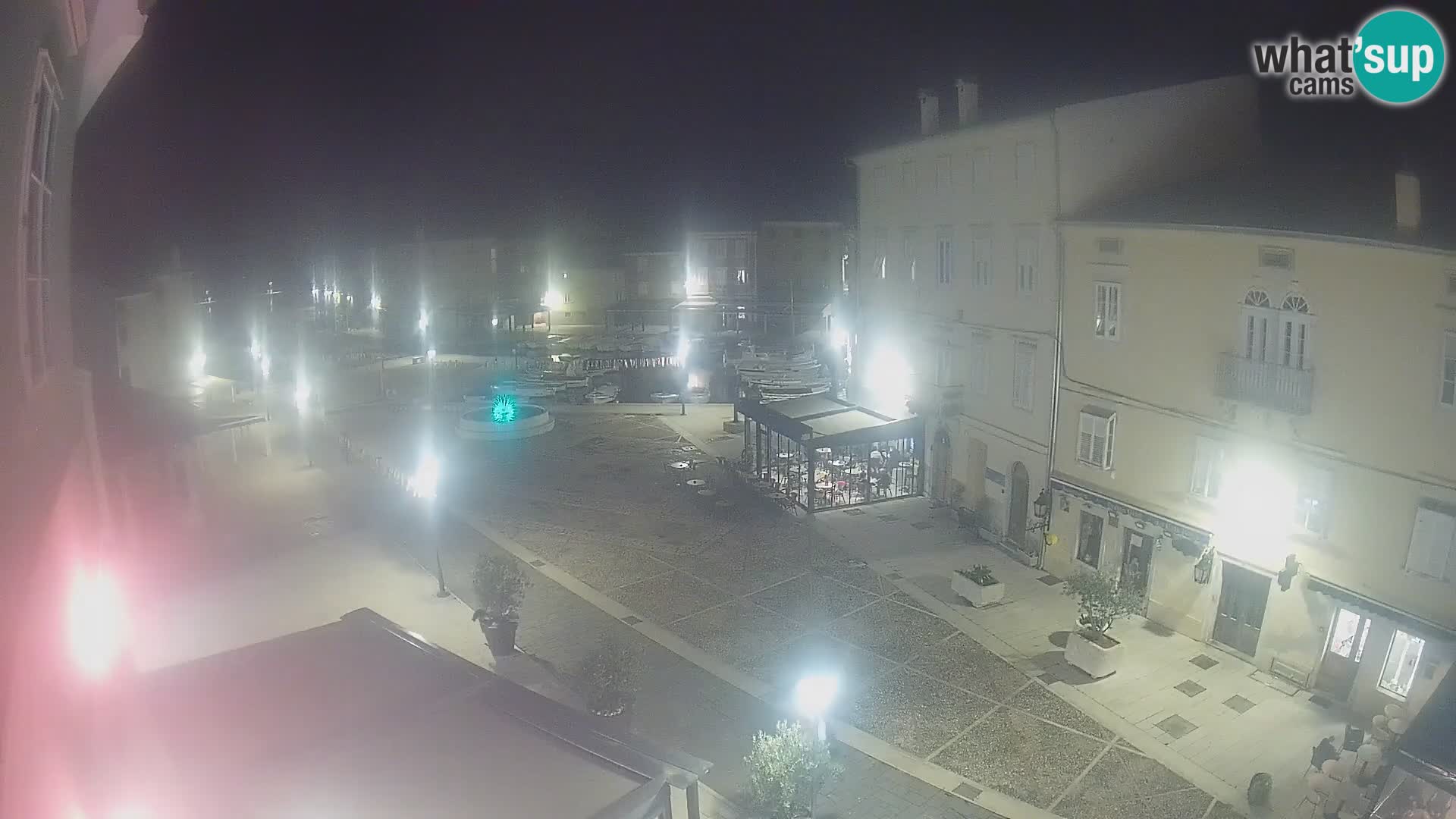 LIVE cam Cres city – main square and “mandrač” – Cres island – Croatia