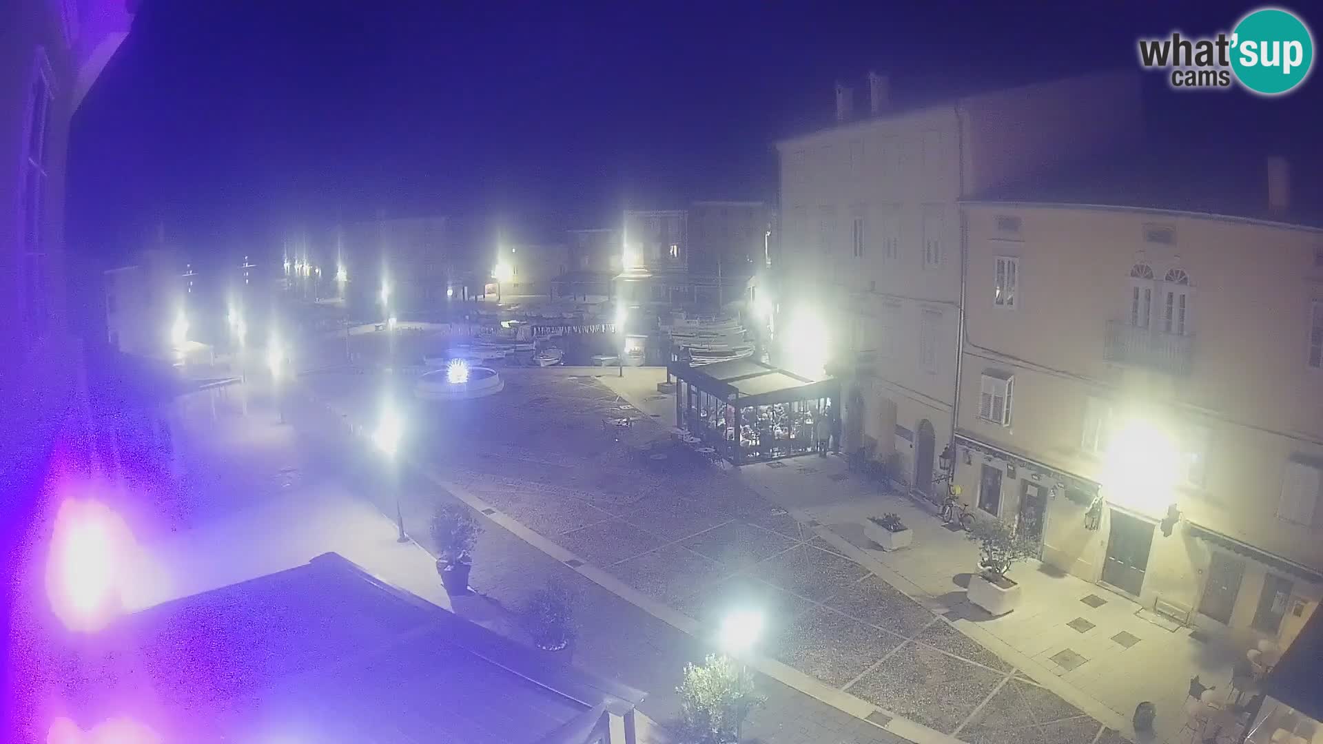 LIVE cam Cres city – main square and “mandrač” – Cres island – Croatia