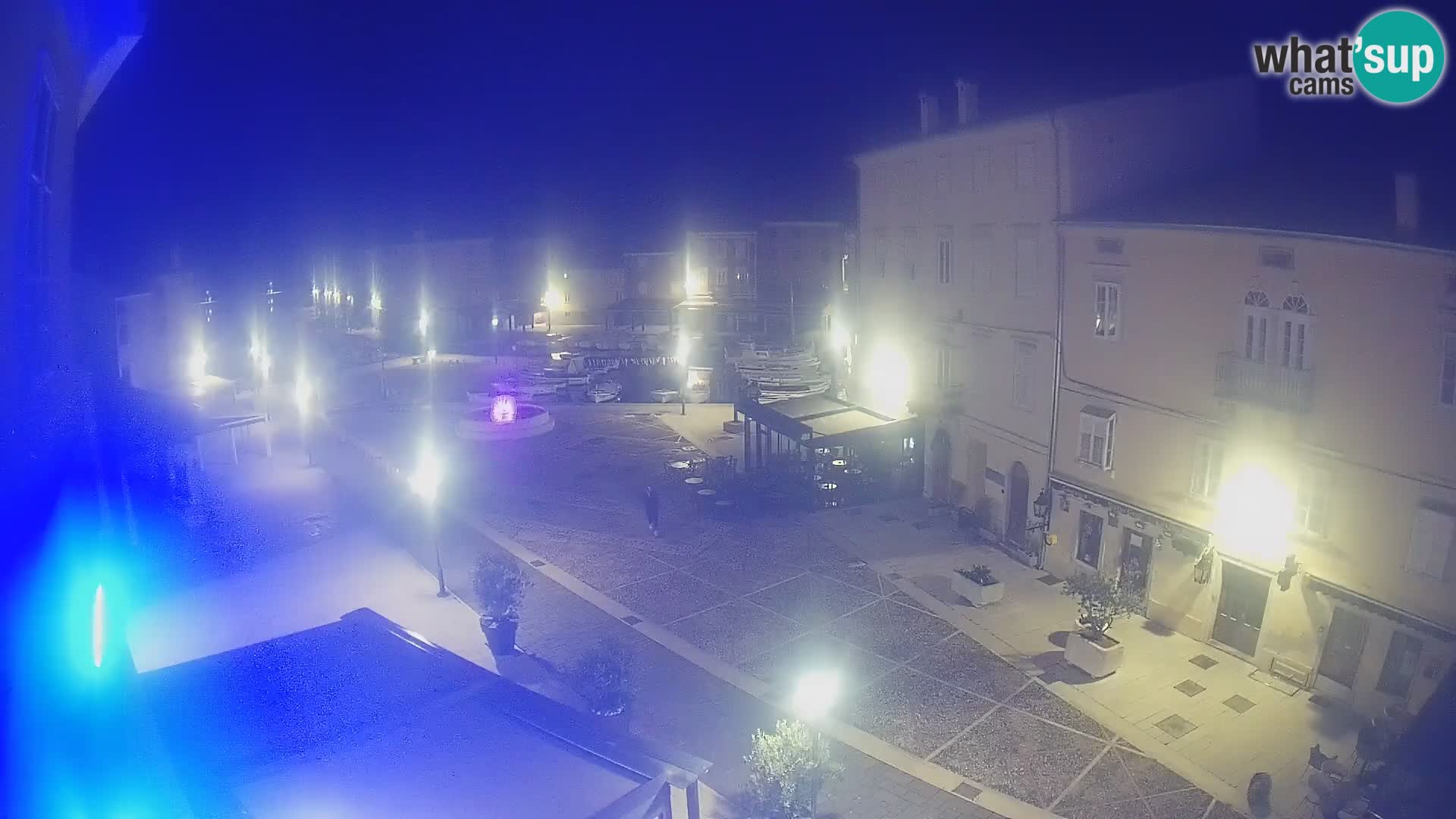 LIVE cam Cres city – main square and “mandrač” – Cres island – Croatia