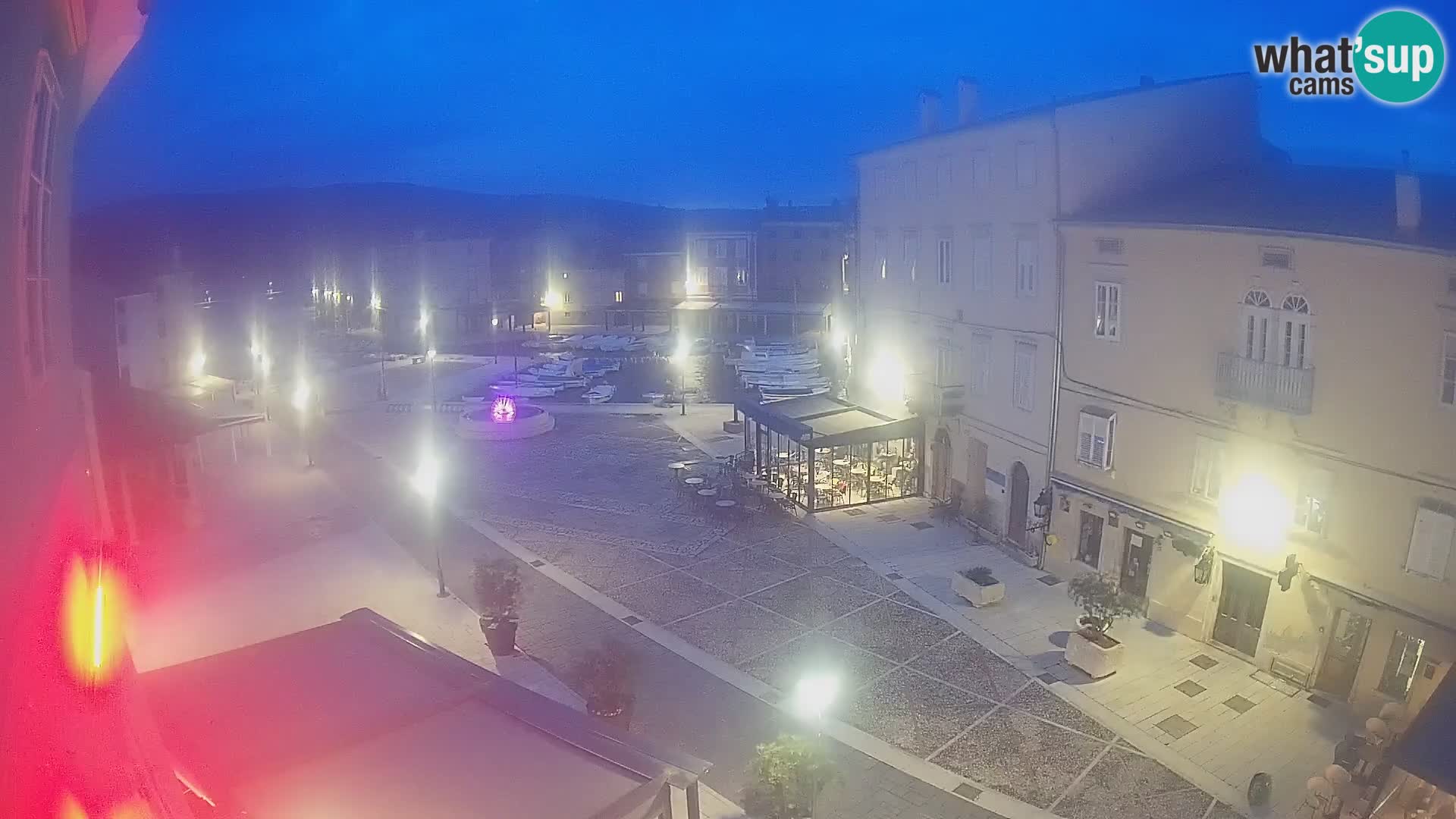 LIVE cam Cres city – main square and “mandrač” – Cres island – Croatia