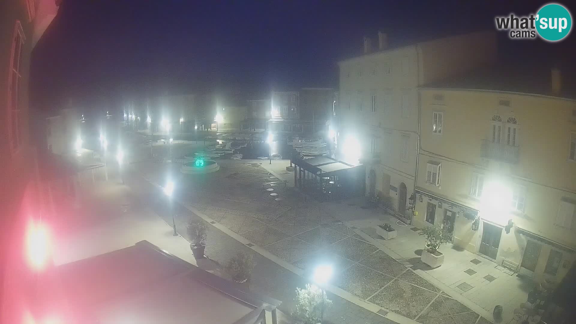 LIVE cam Cres city – main square and “mandrač” – Cres island – Croatia