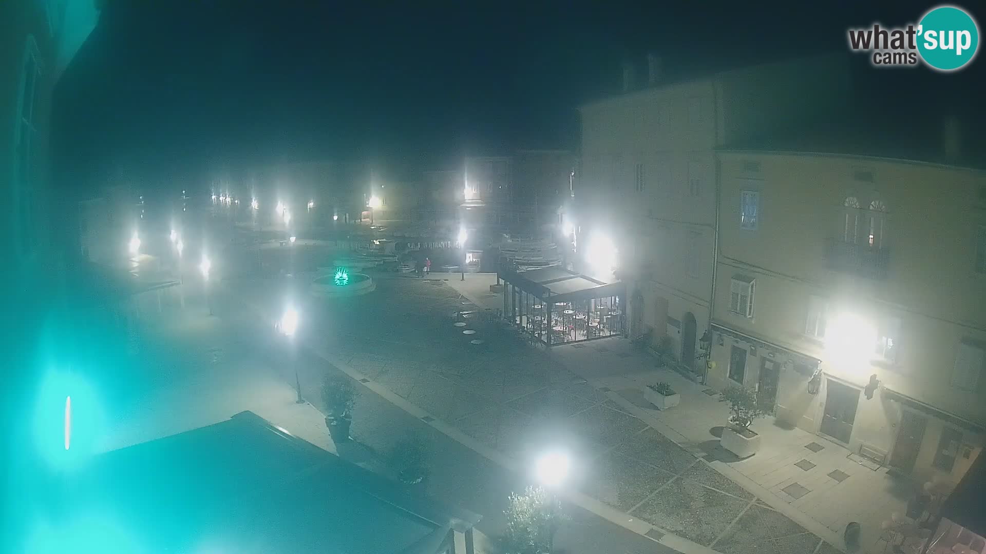 LIVE cam Cres city – main square and “mandrač” – Cres island – Croatia