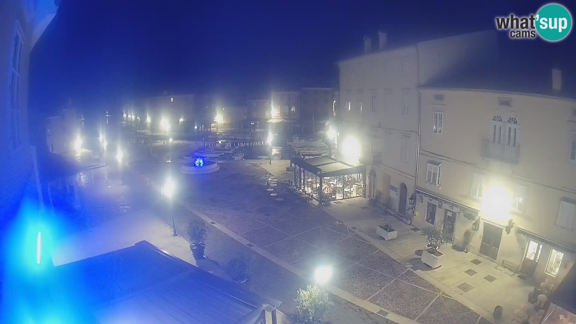 LIVE cam Cres city – main square and “mandrač” – Cres island – Croatia