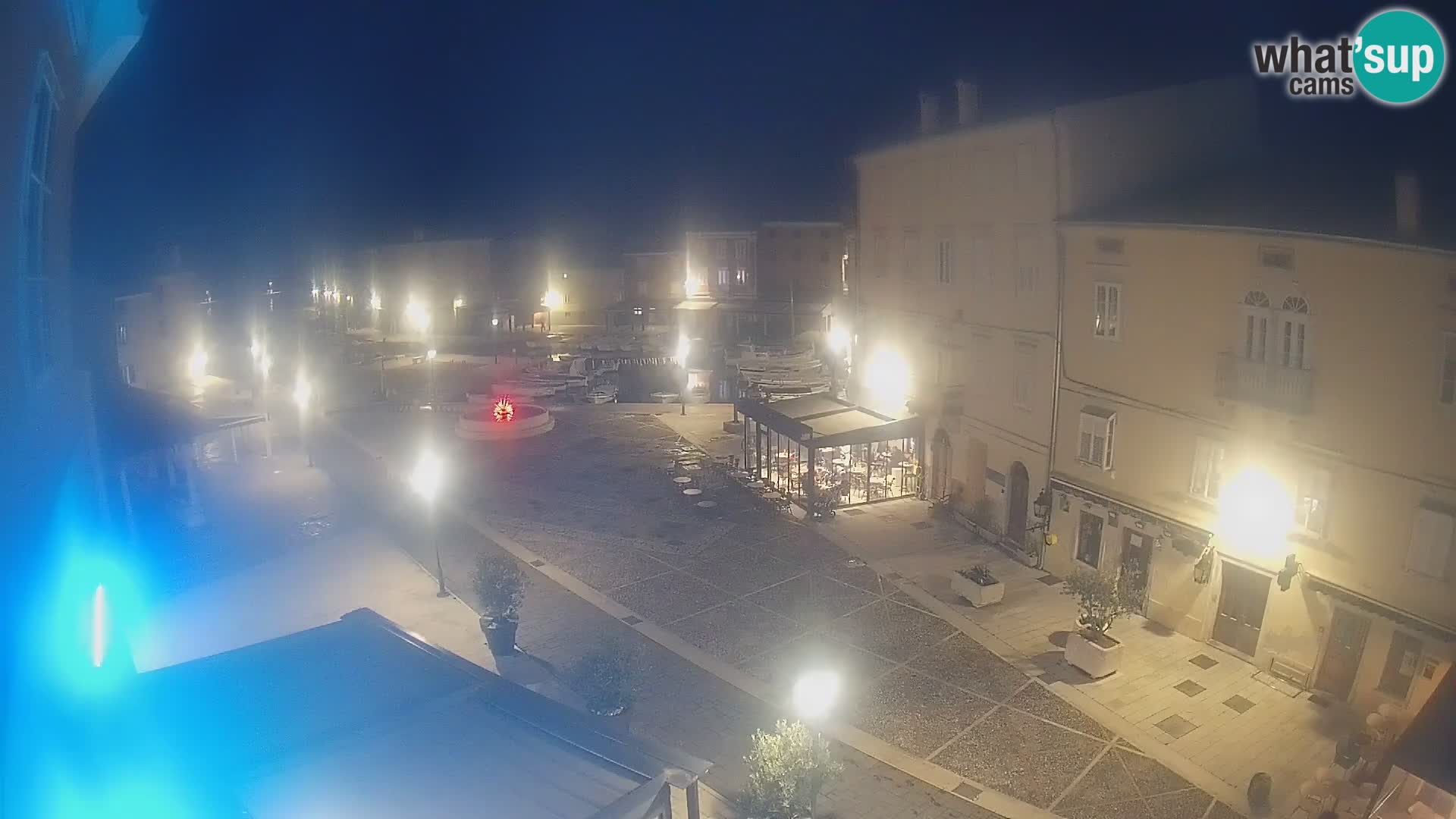 LIVE cam Cres city – main square and “mandrač” – Cres island – Croatia