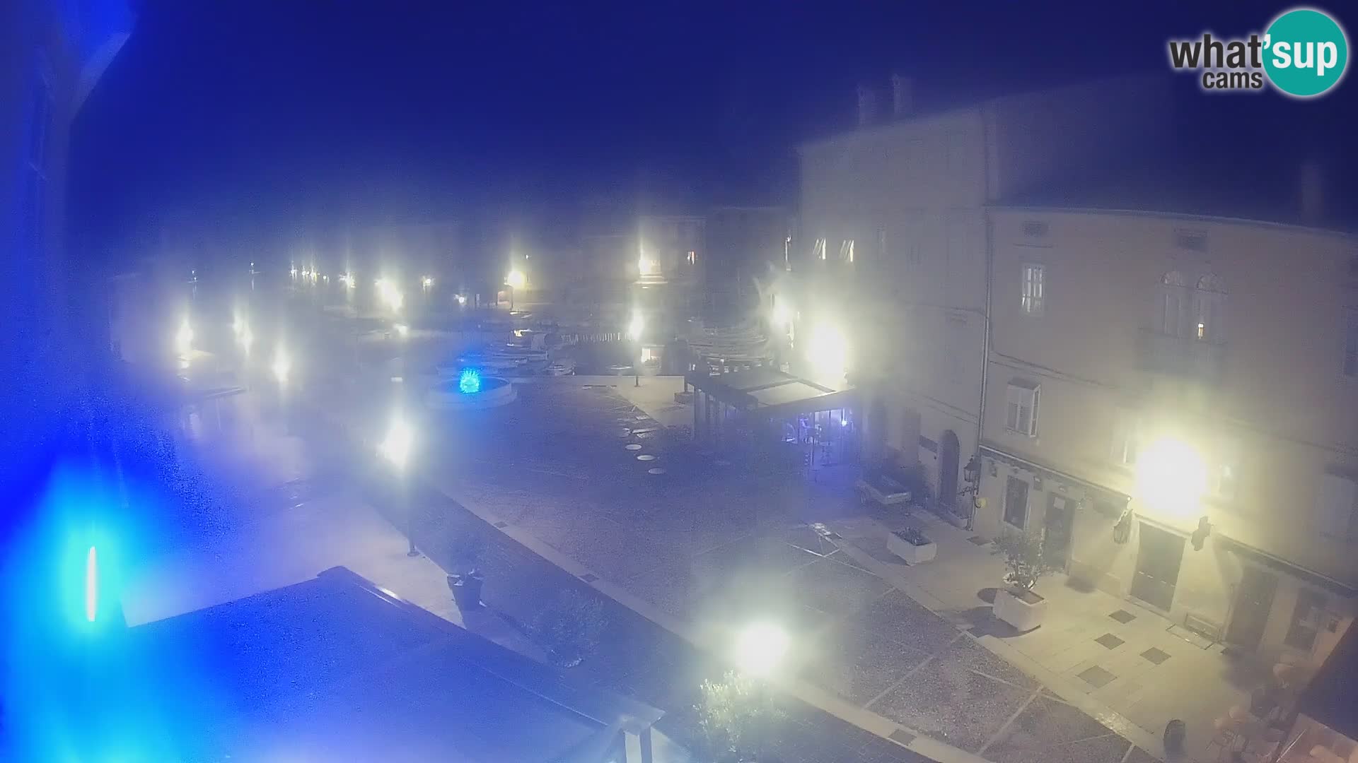 LIVE cam Cres city – main square and “mandrač” – Cres island – Croatia