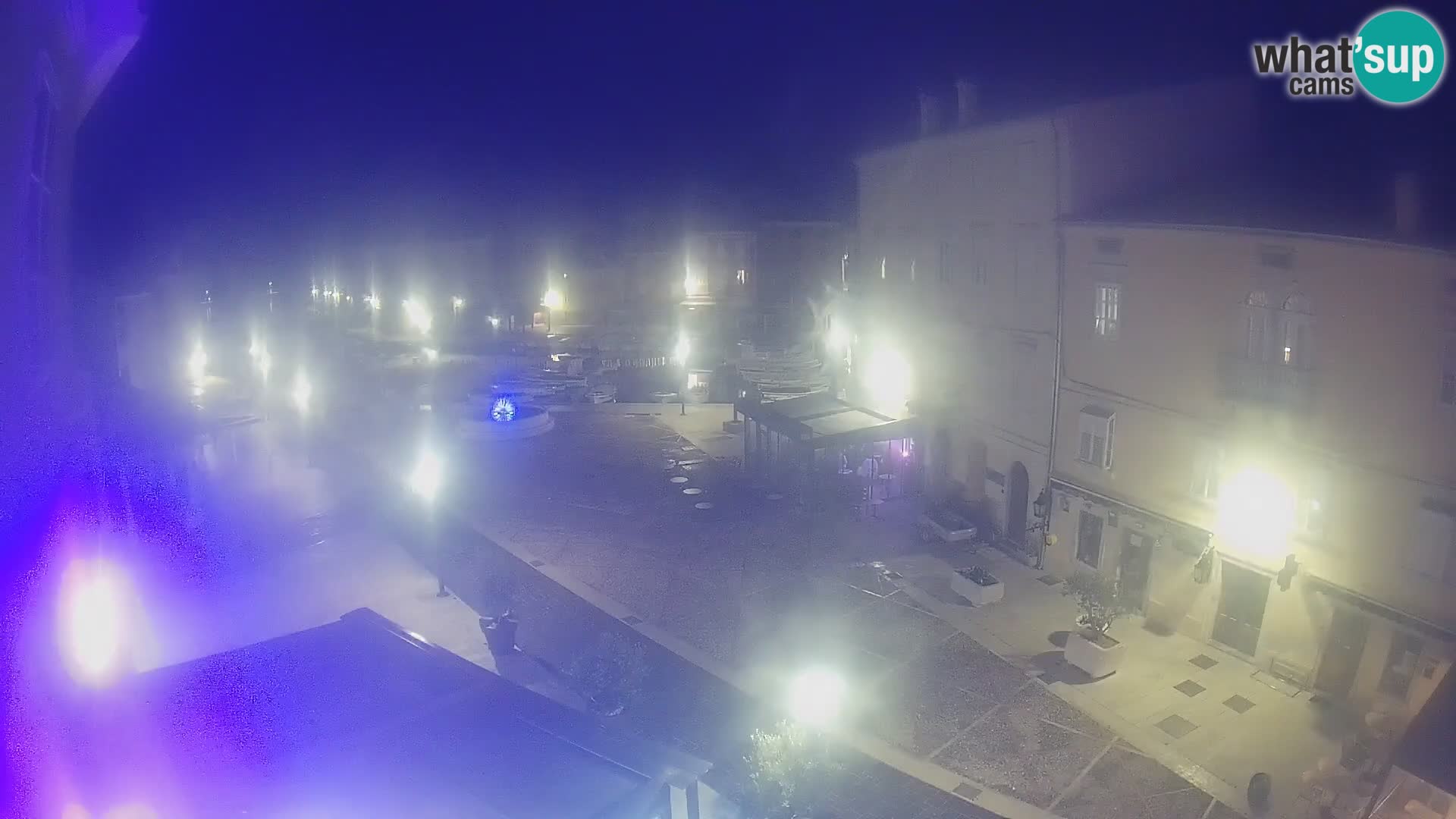 LIVE cam Cres city – main square and “mandrač” – Cres island – Croatia