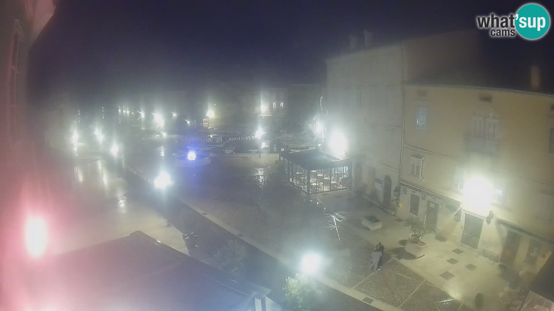 LIVE cam Cres Stadt – Hauptplatz und “mandrač” – Cres Insel – Kroatien