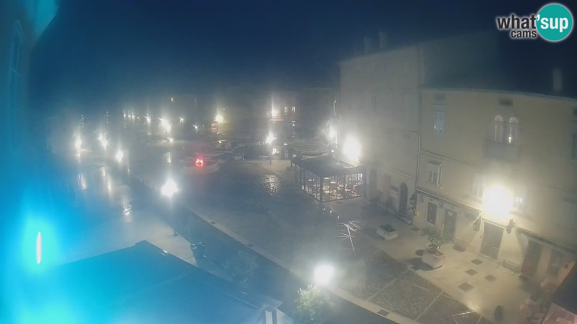 LIVE cam Cres città – piazza principale e “mandrač” – isola di Cherso – Croazia