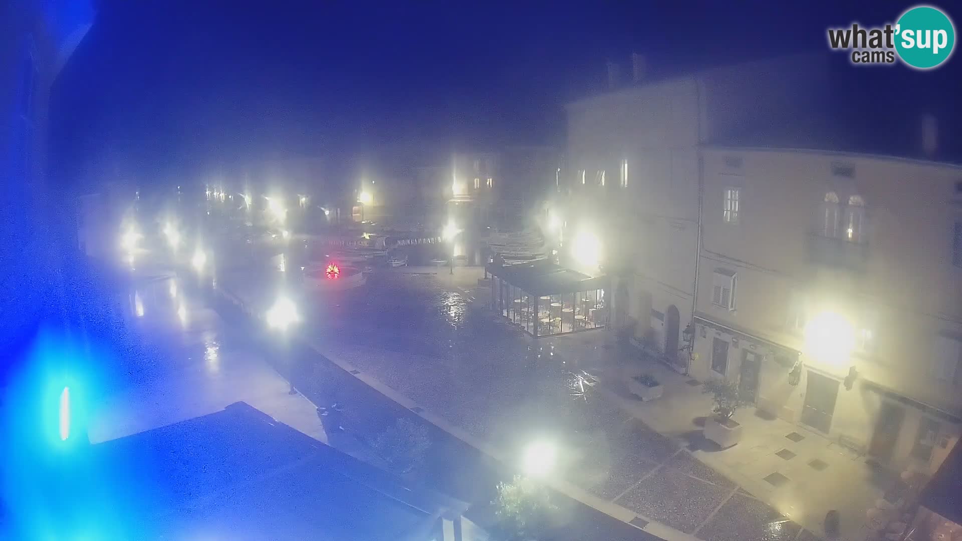 LIVE cam Cres città – piazza principale e “mandrač” – isola di Cherso – Croazia