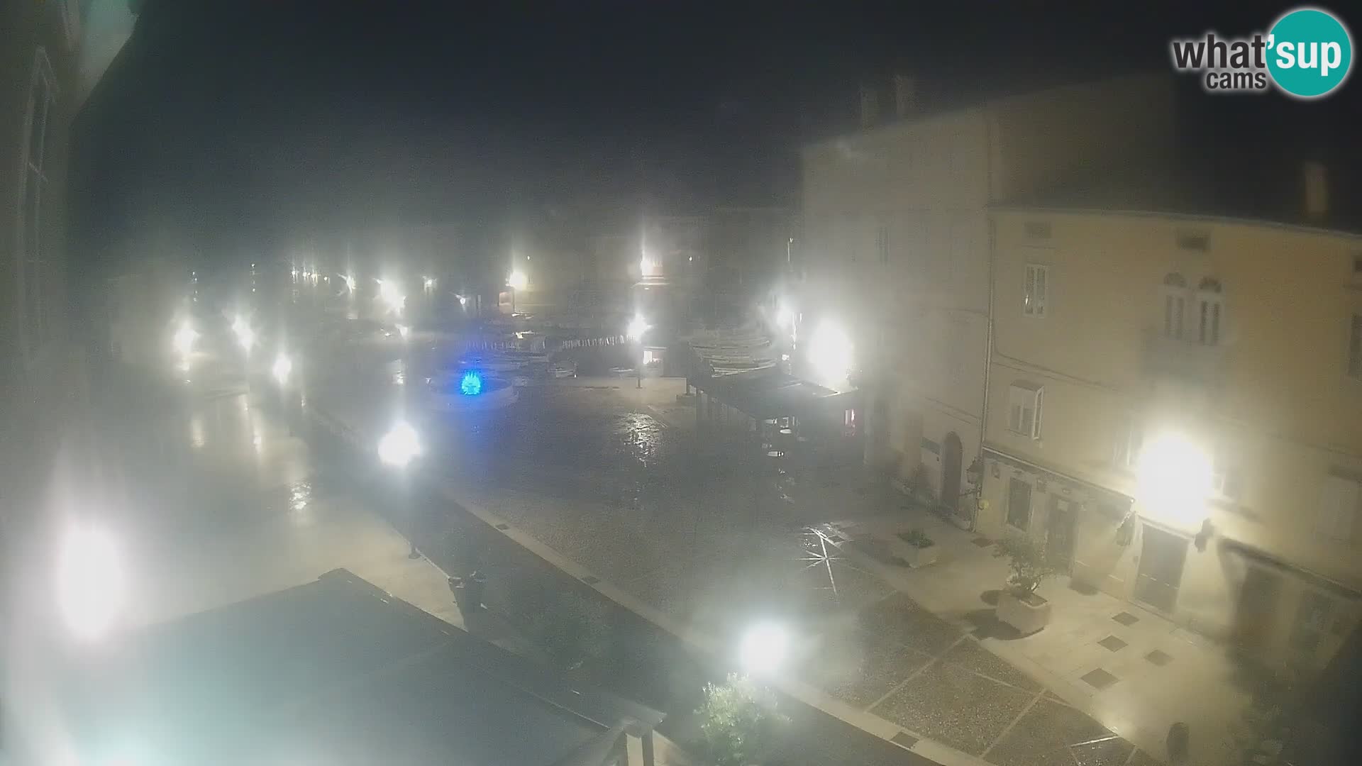 LIVE cam Cres Stadt – Hauptplatz und “mandrač” – Cres Insel – Kroatien