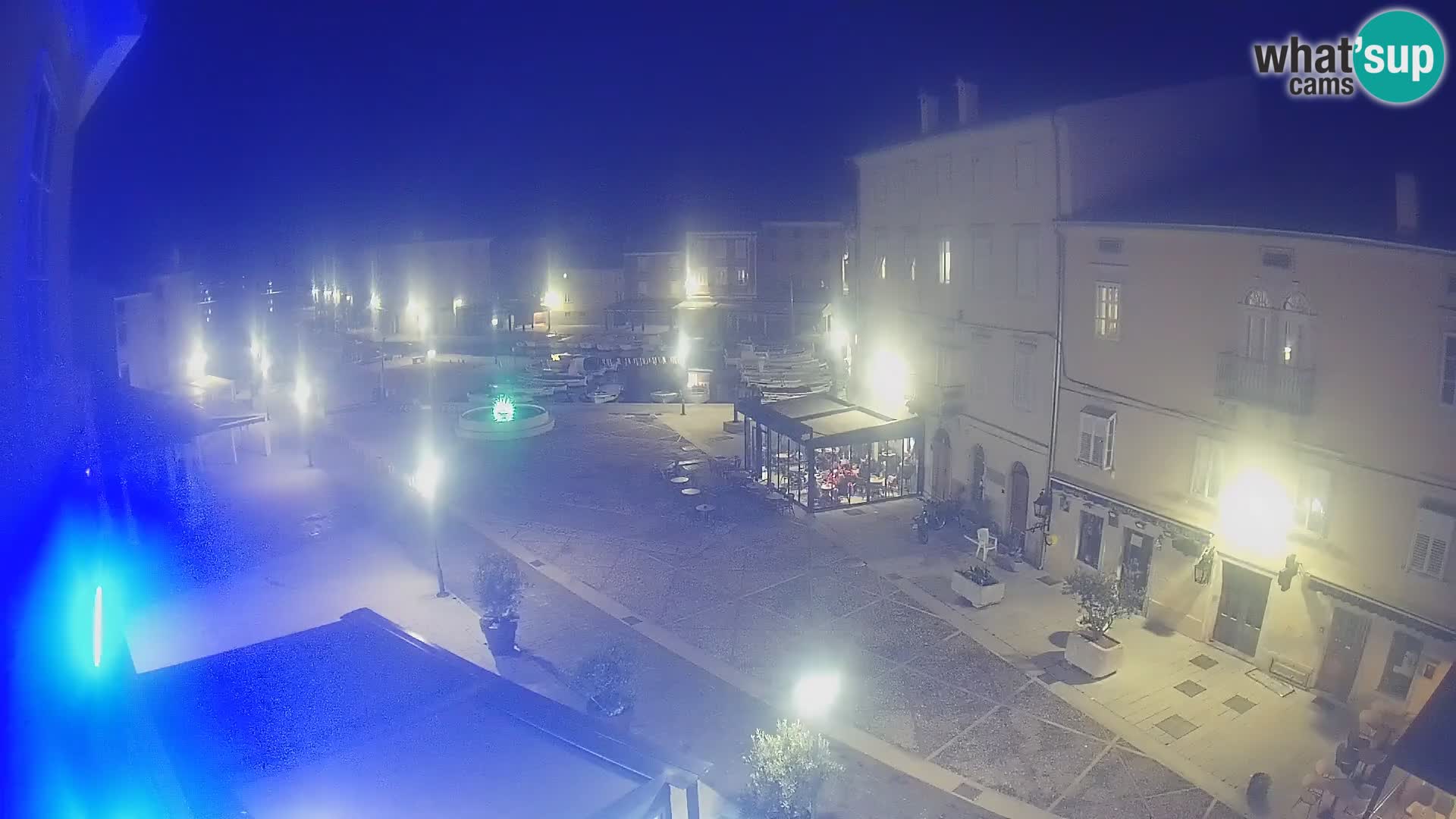 LIVE cam Cres city – main square and “mandrač” – Cres island – Croatia