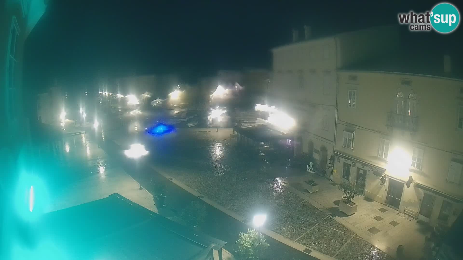 LIVE cam Cres city – main square and “mandrač” – Cres island – Croatia