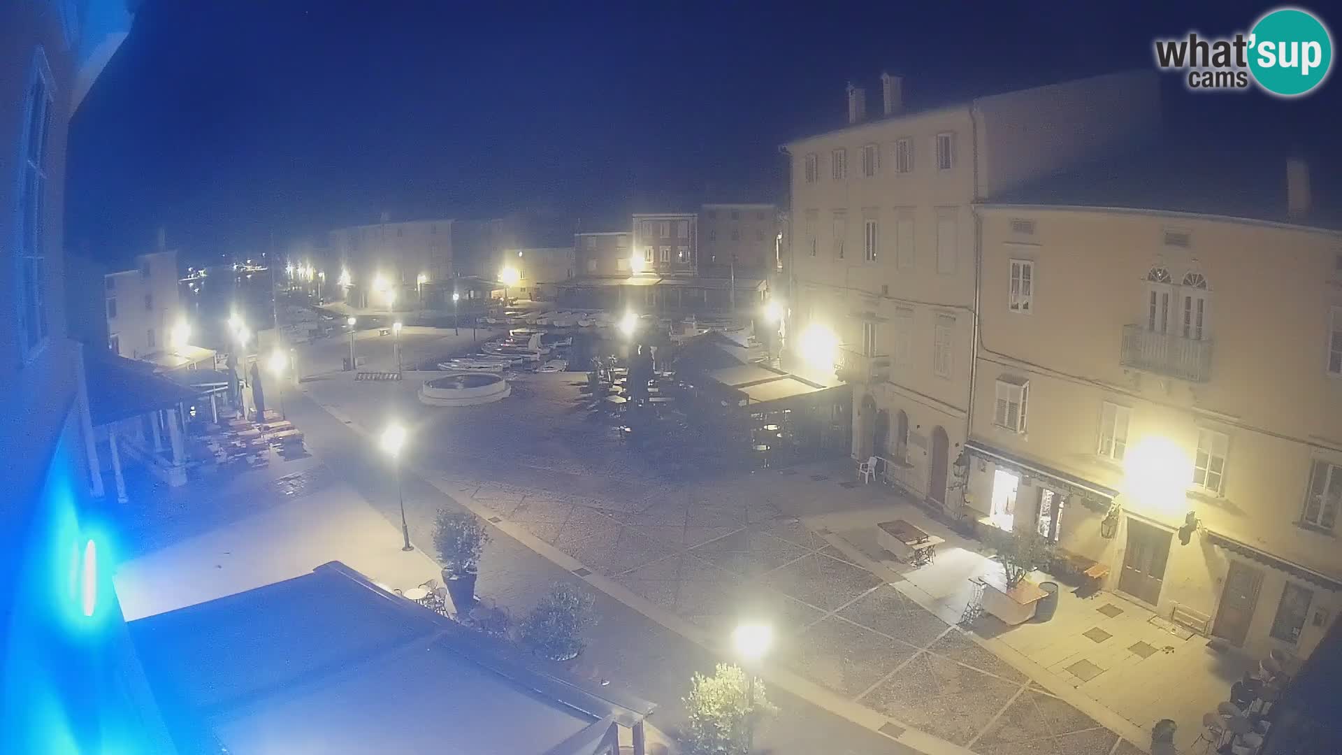 LIVE cam Cres city – main square and “mandrač” – Cres island – Croatia