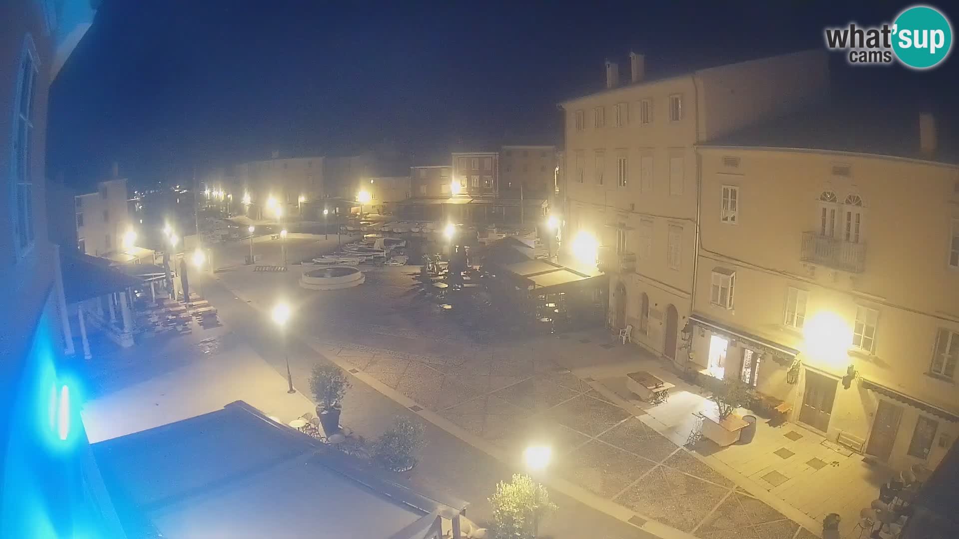 LIVE cam Cres city – main square and “mandrač” – Cres island – Croatia