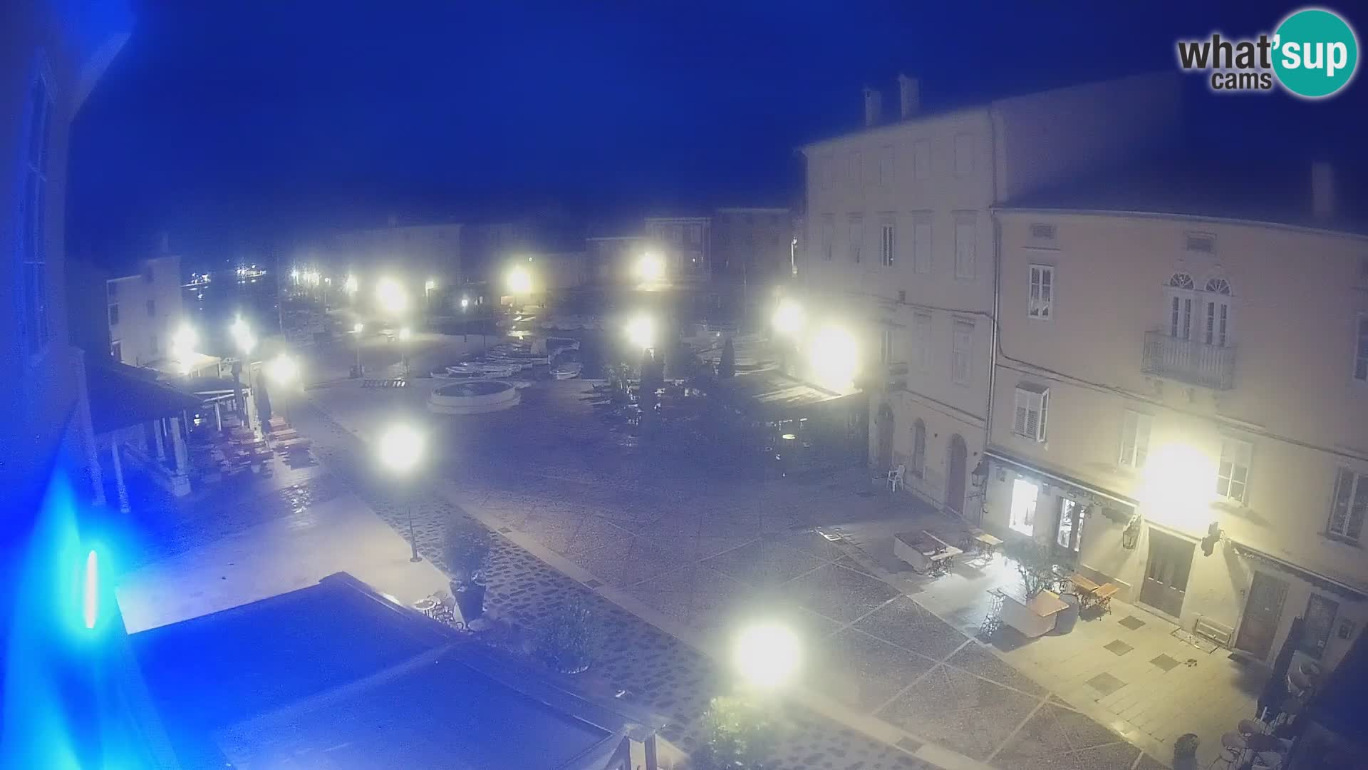 LIVE cam Cres city – main square and “mandrač” – Cres island – Croatia