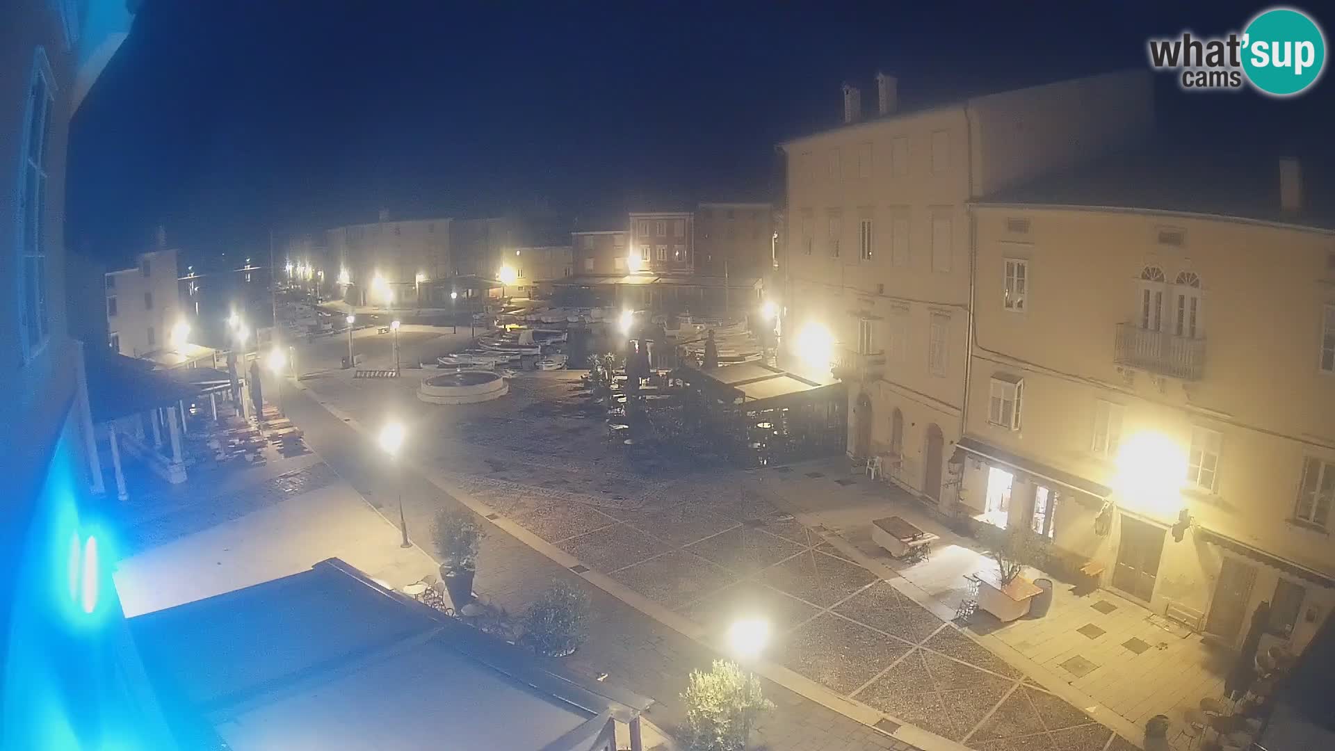 LIVE cam Cres city – main square and “mandrač” – Cres island – Croatia