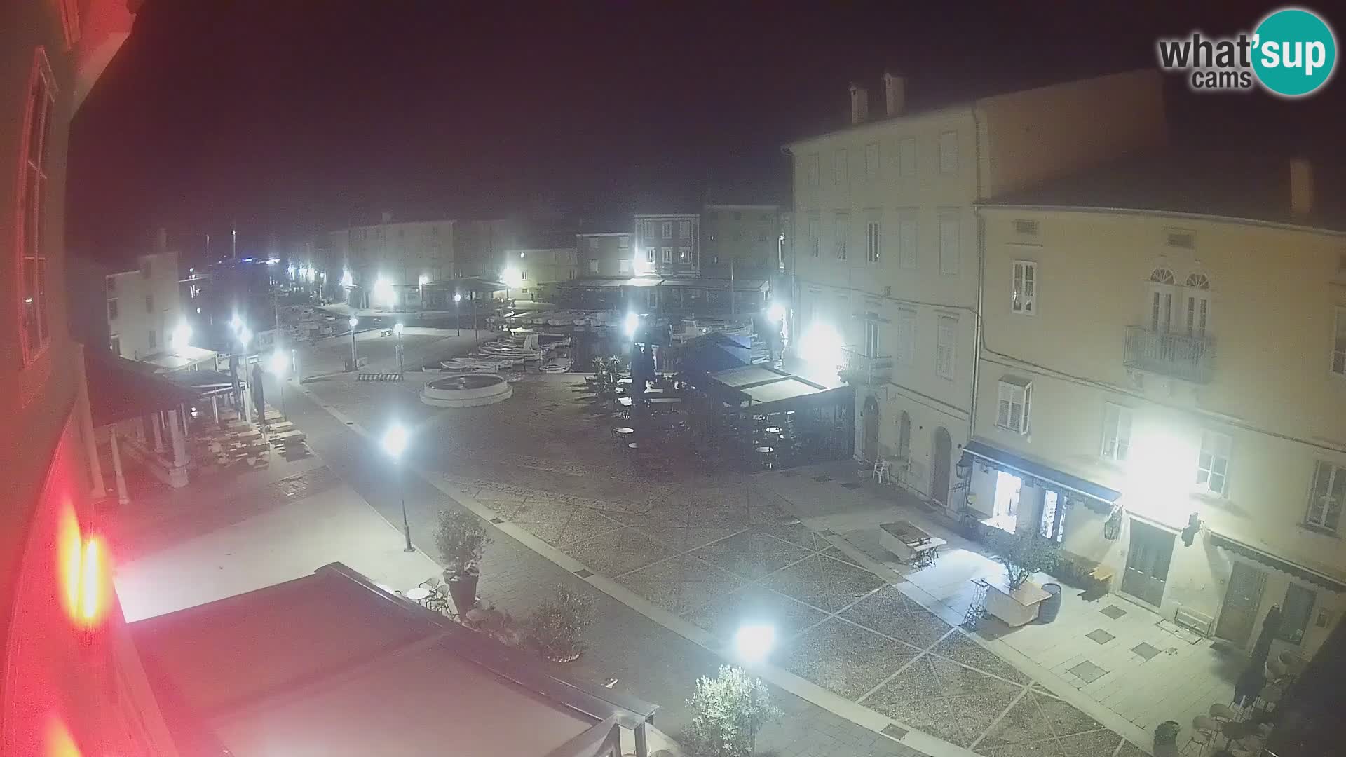 LIVE cam Cres city – main square and “mandrač” – Cres island – Croatia