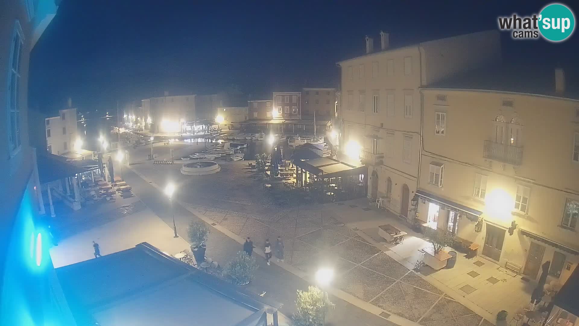 LIVE cam Cres city – main square and “mandrač” – Cres island – Croatia
