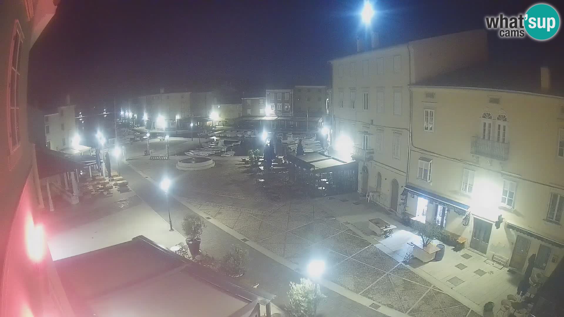 LIVE cam Cres city – main square and “mandrač” – Cres island – Croatia