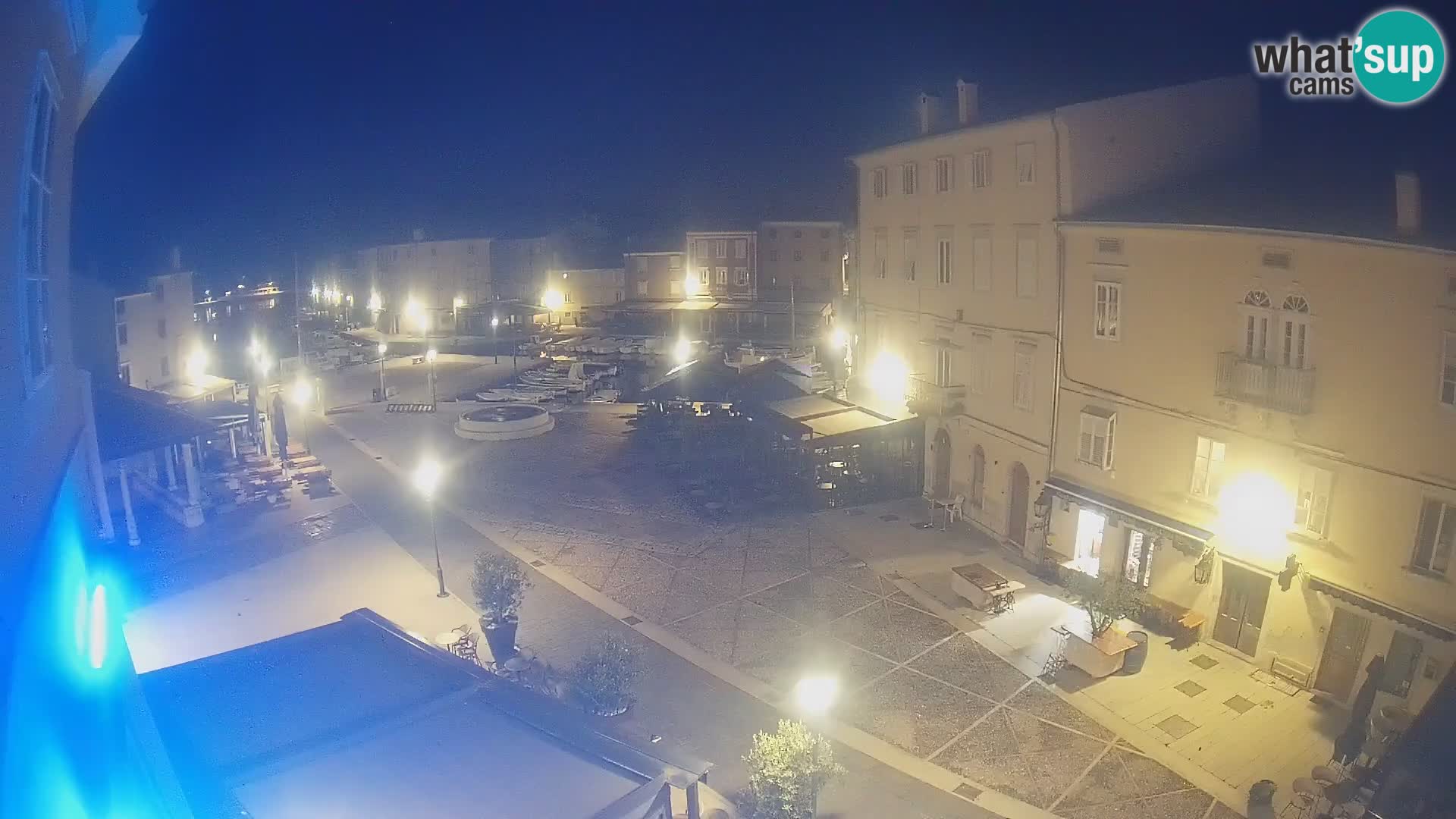 LIVE cam Cres city – main square and “mandrač” – Cres island – Croatia