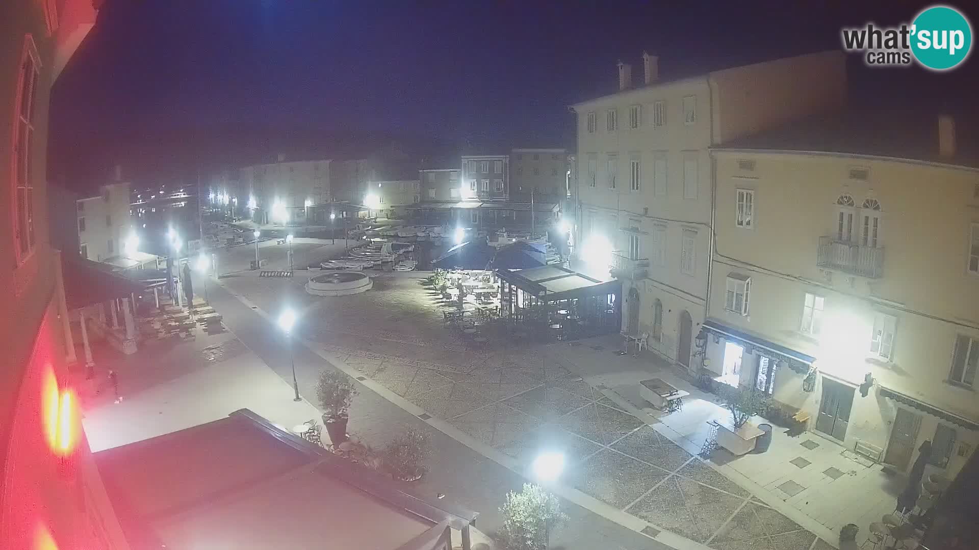 LIVE cam Cres city – main square and “mandrač” – Cres island – Croatia