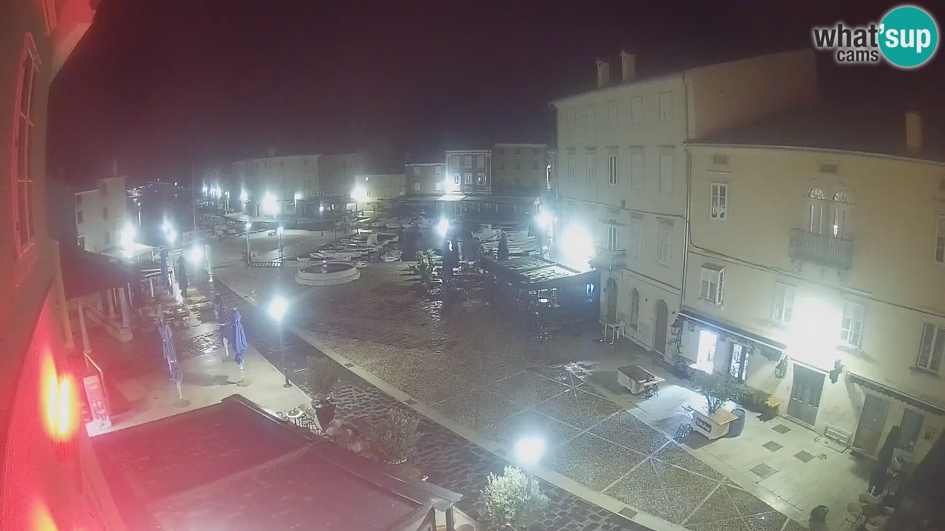 LIVE cam Cres city – main square and “mandrač” – Cres island – Croatia