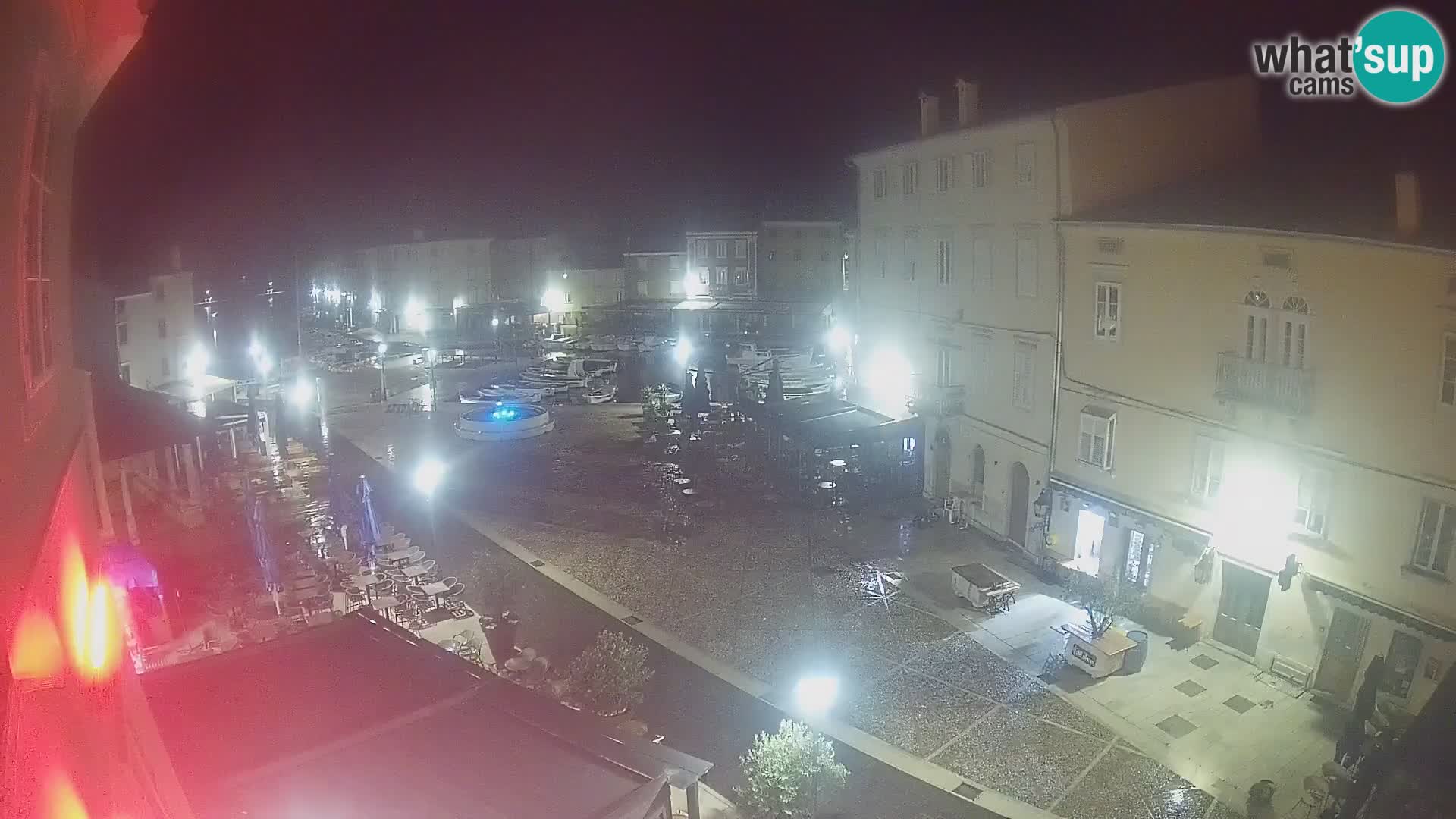LIVE cam Cres Stadt – Hauptplatz und “mandrač” – Cres Insel – Kroatien