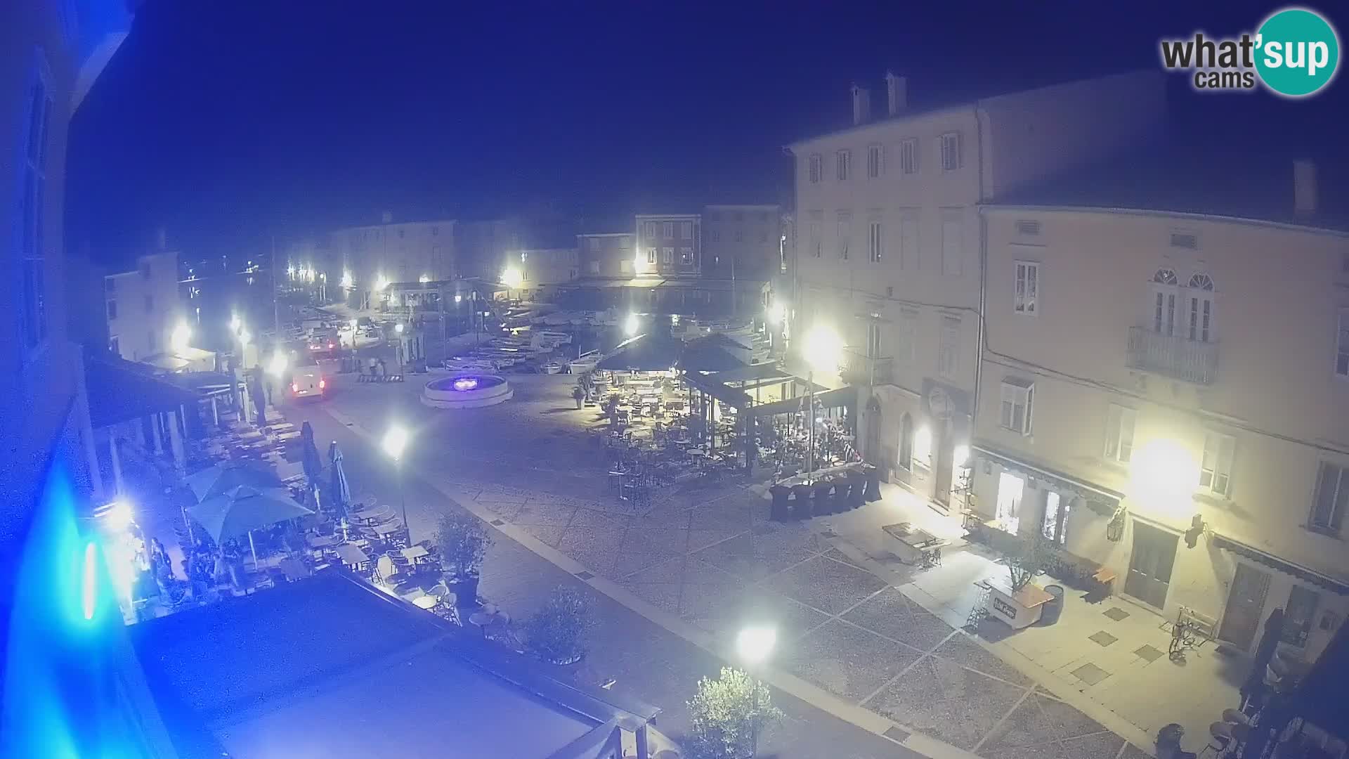 LIVE cam Cres city – main square and “mandrač” – Cres island – Croatia